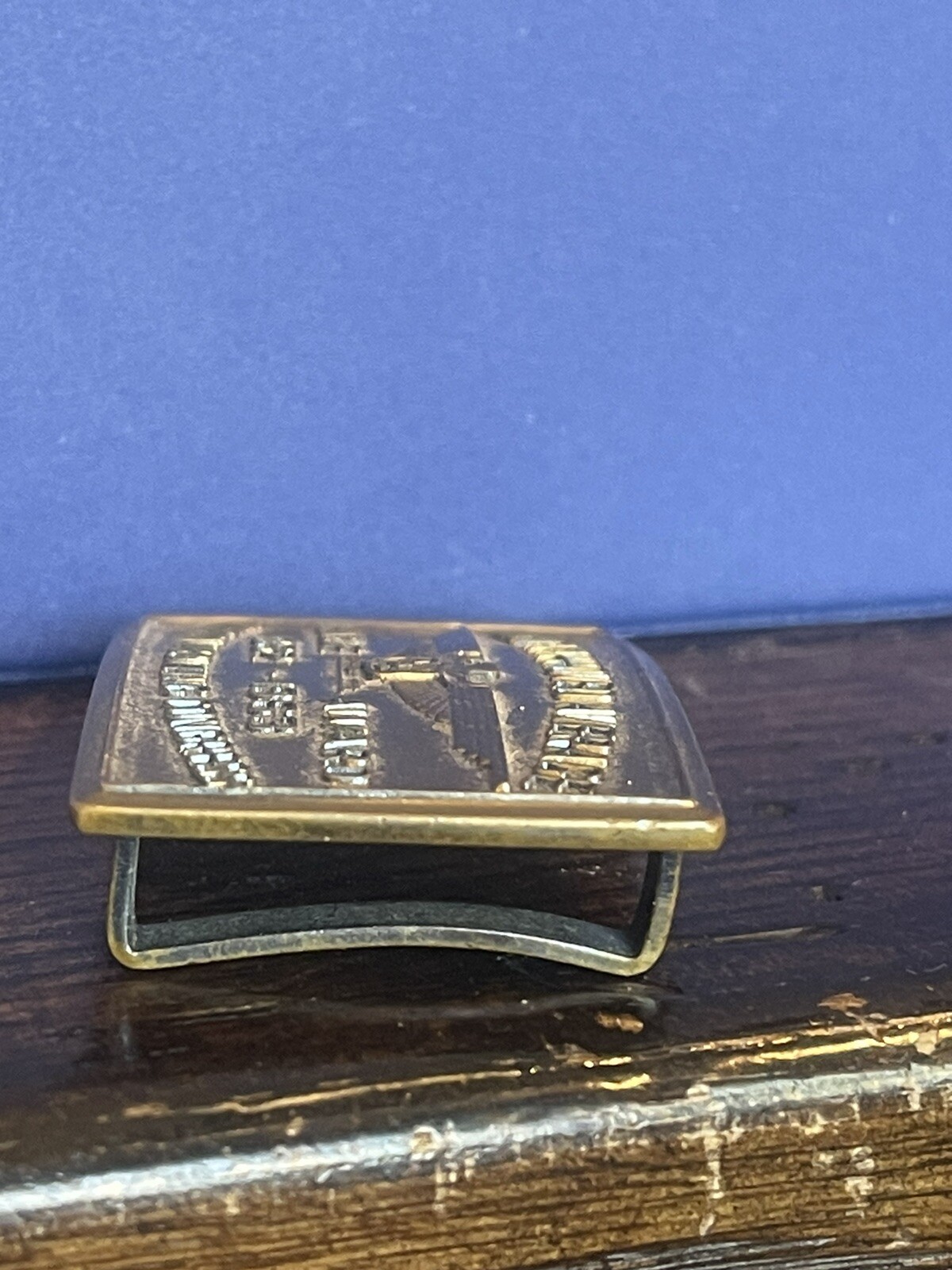 1962-1963 Bowling Belt Buckle Used League Award Vintage