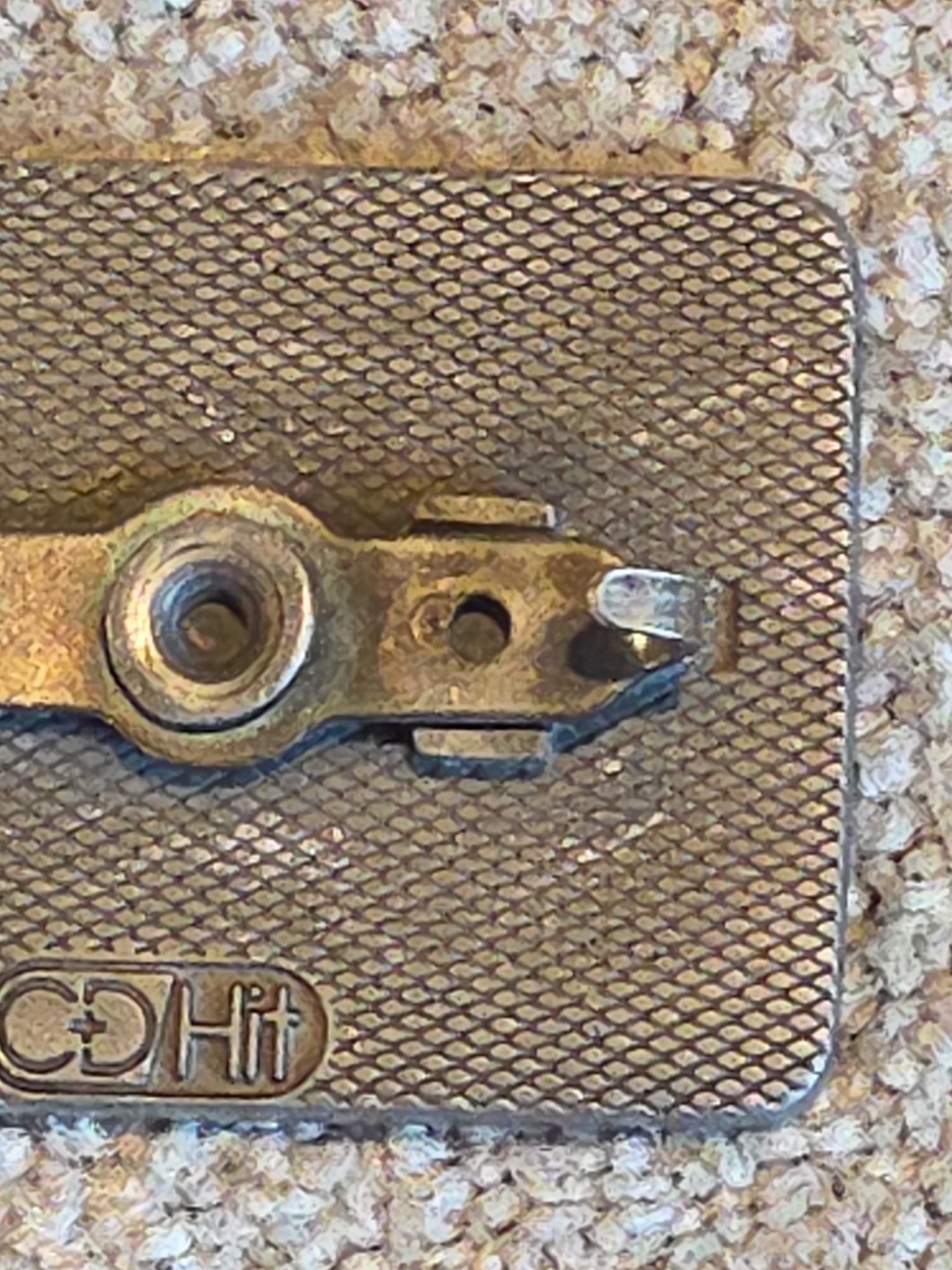 Vintage 1990&rsquo;s Belt Buckle Pavemark Corporation Quality Improvement Award CD Hit