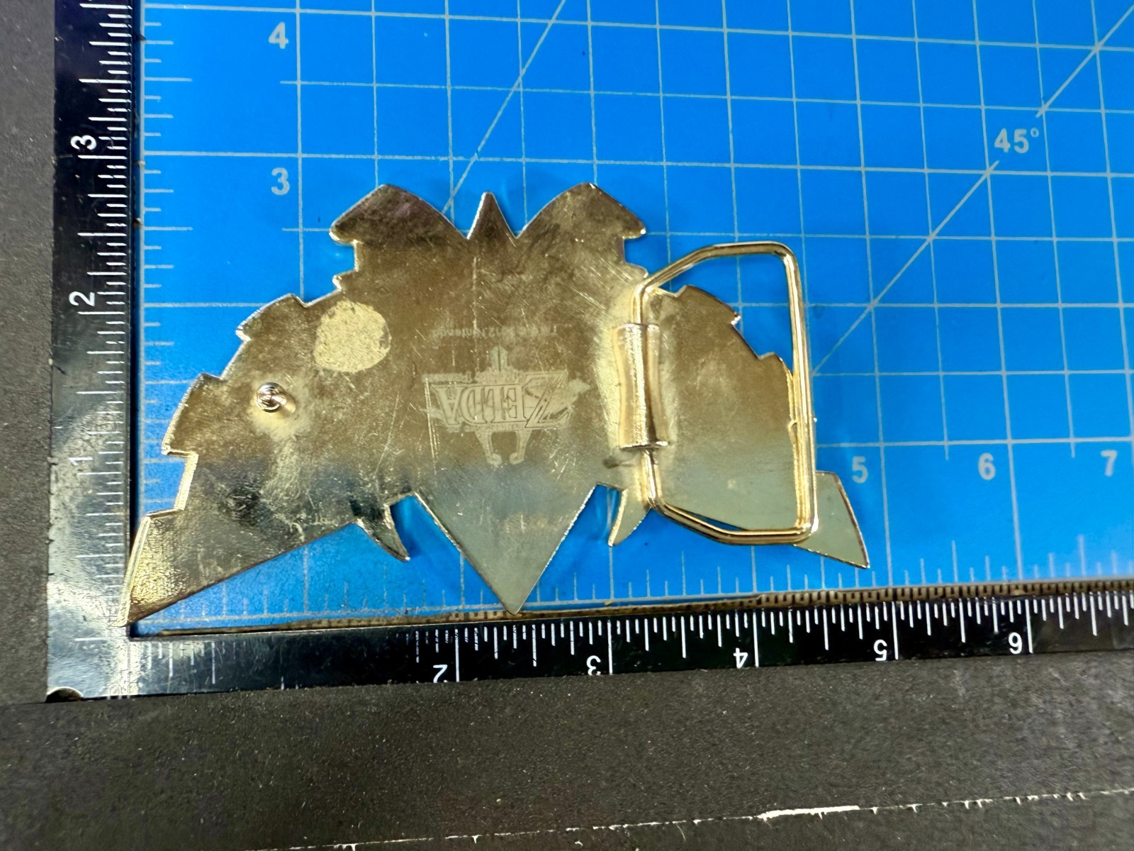 The Legend Of Zelda Black Golden Crest Triforce Nintendo Belt Buckle