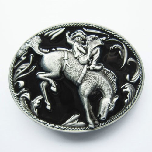 BRAND NEW RODEO BRONCO RIDER COWBOY HORSE BELT BUCKLE !