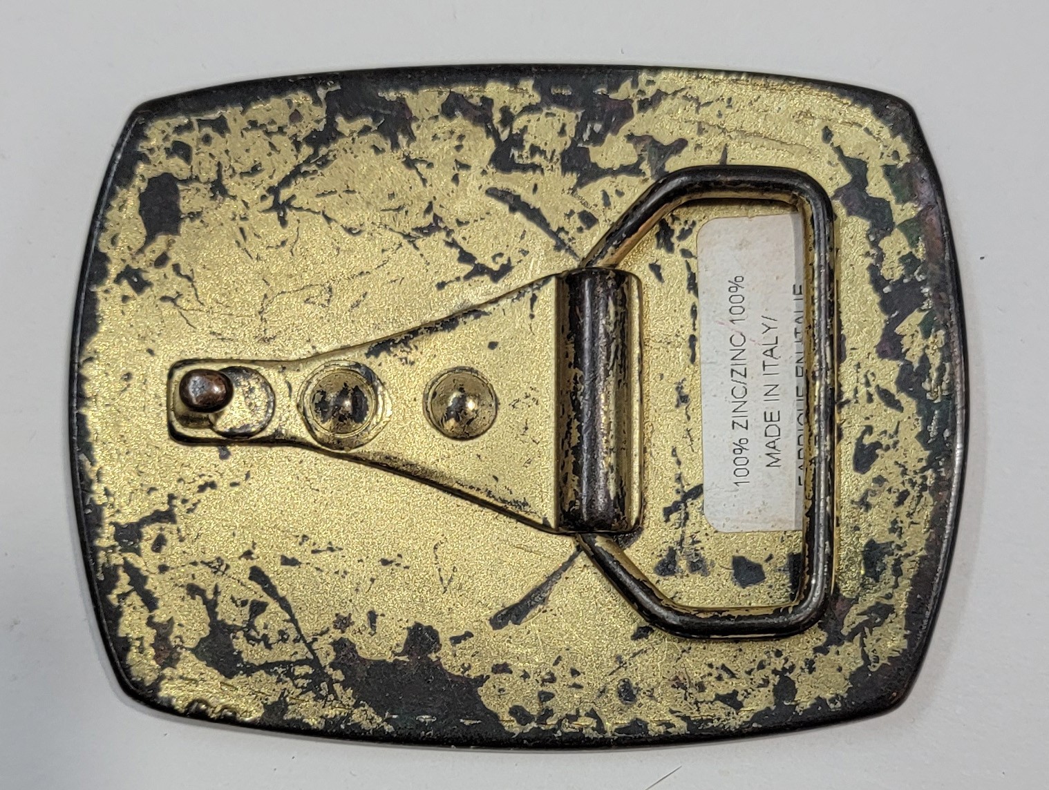 Zinc Belt Buckle , Made in Italy