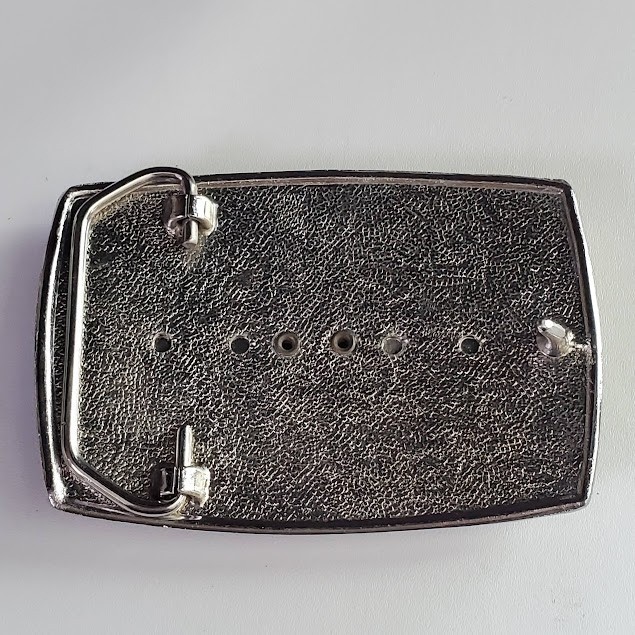 Mr. Sy&rsquo;s Casino Las Vegas 1979 $1 Gaming Token Western Belt Buckle Silver Tone