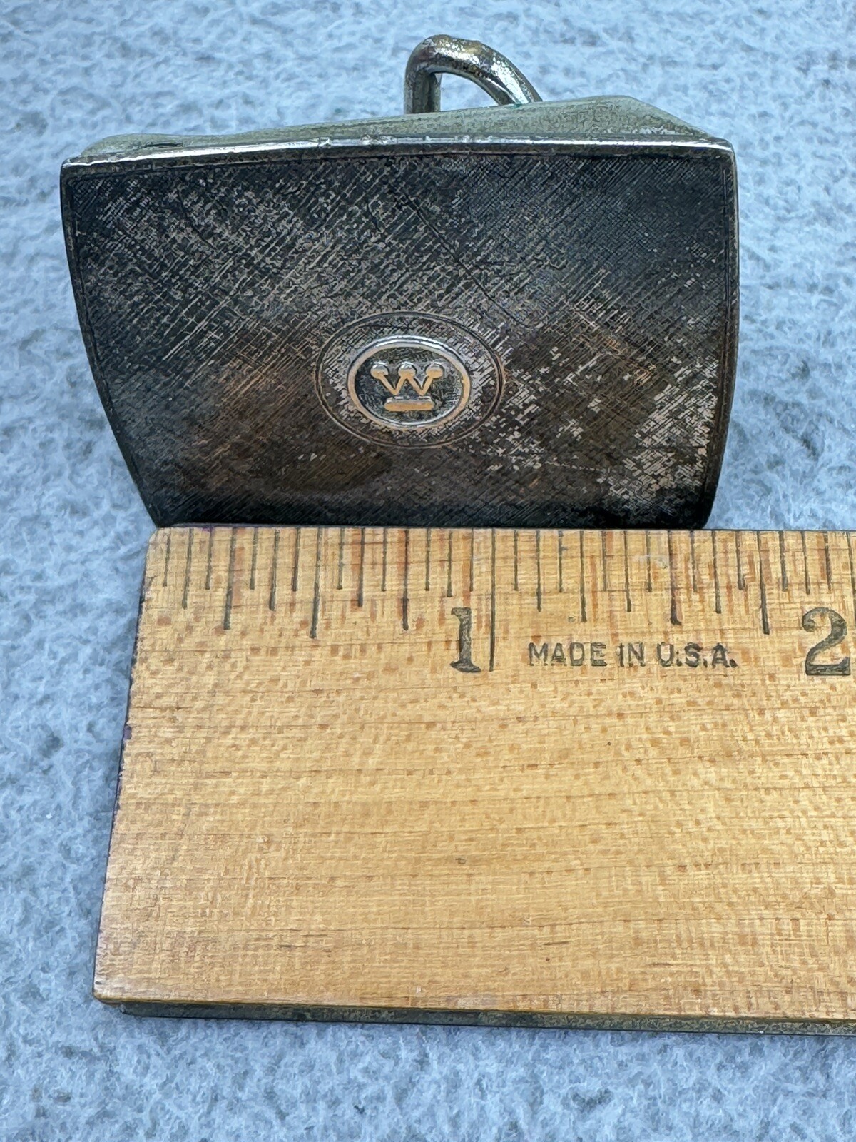 Vintage Westinghouse Belt Buckle 20 Yrs Employee Service Award Sterling Silver