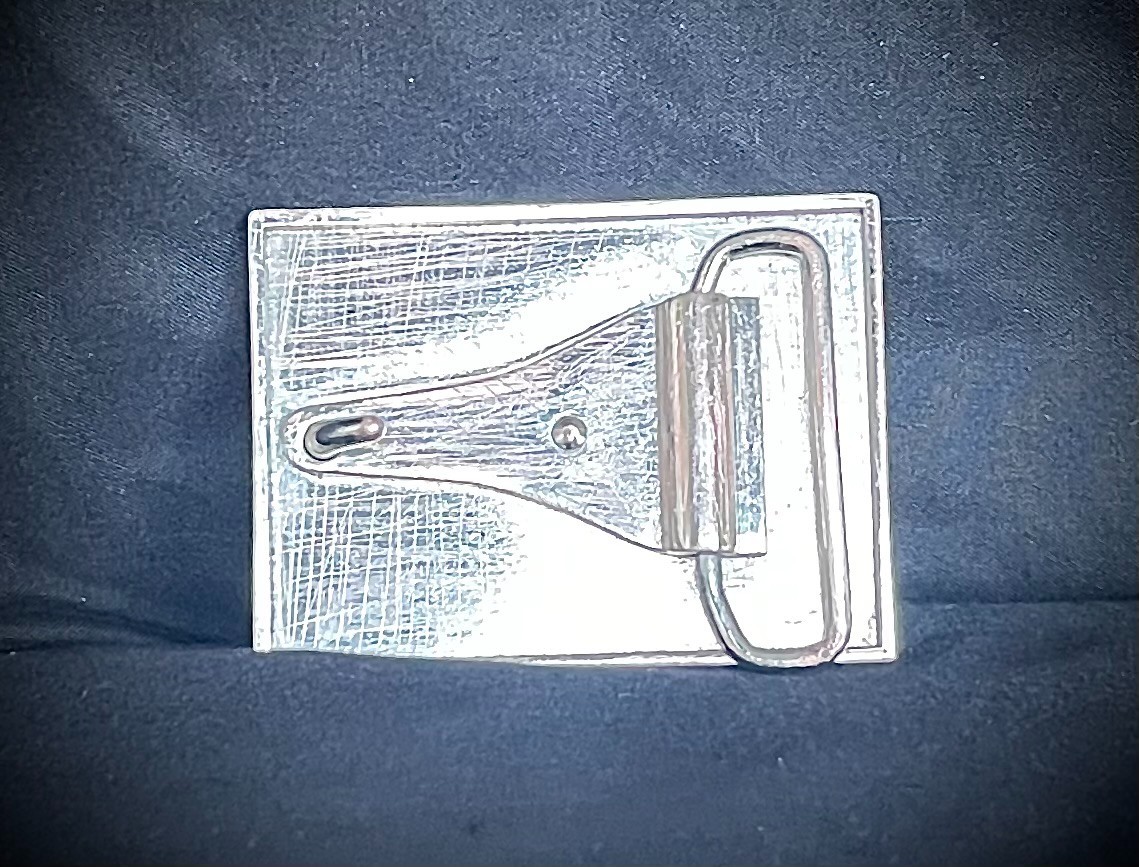 “Heavy Is the Head” New Gothic Industrial Belt Buckle OOAK Darren McNeese