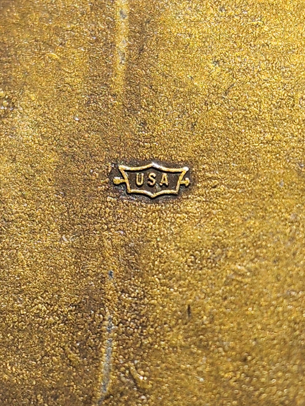 NRA Belt Buckle Whittington Center 15 Year 1973-1988 Hunting Shooting USA Bronze
