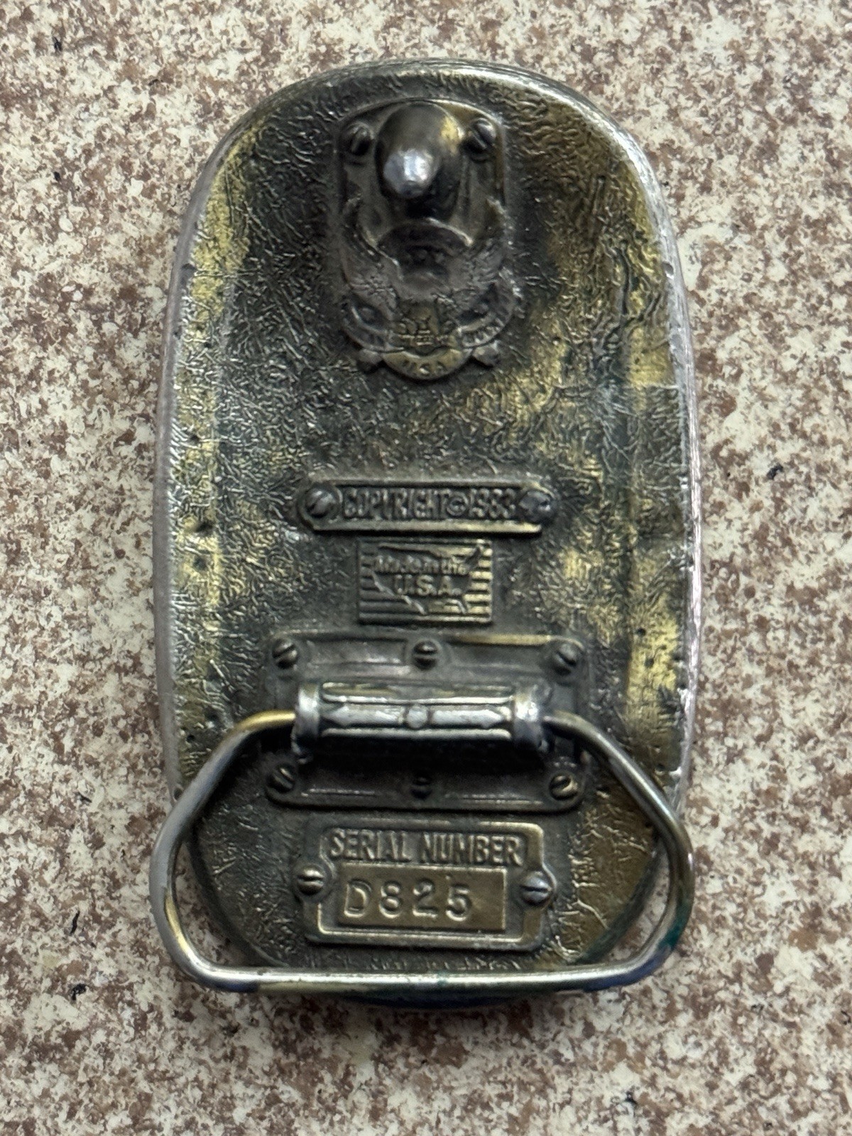 Vintage 1983 Tractor Trailer Belt and Buckle Made In USA