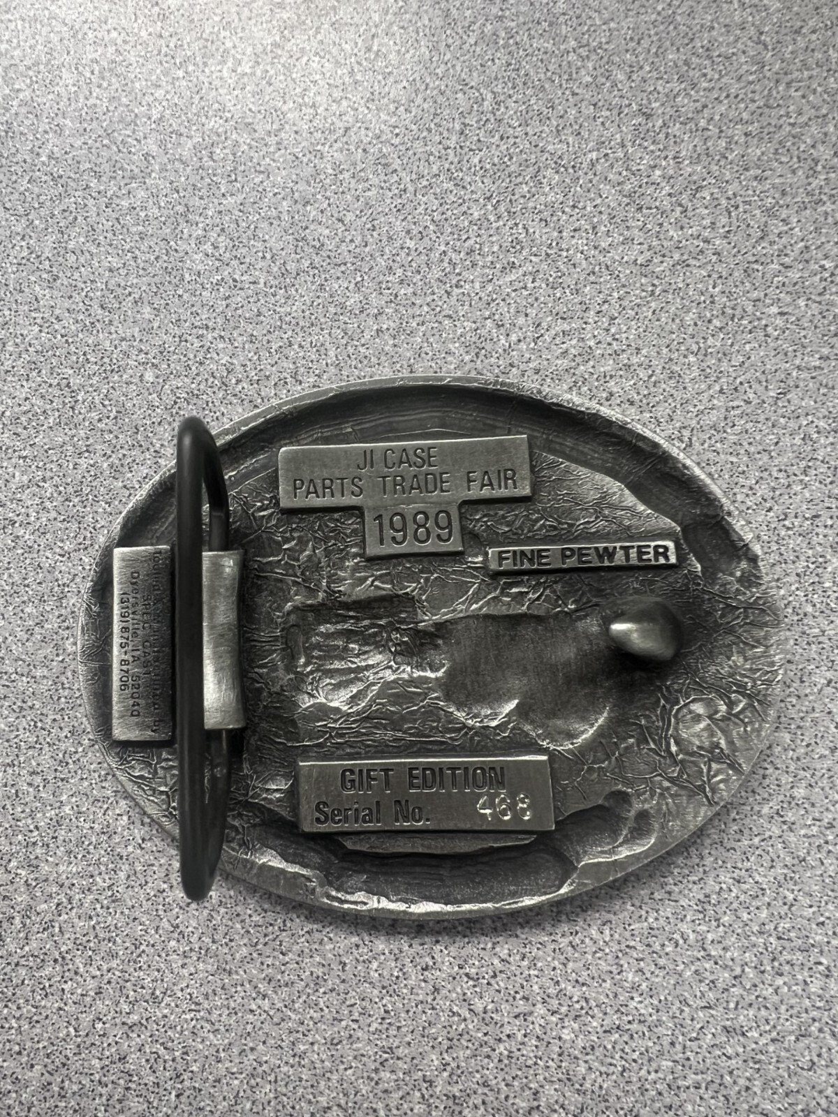Case iH Parts Conference and Trade Fair 1989 New Orleans Belt Buckle