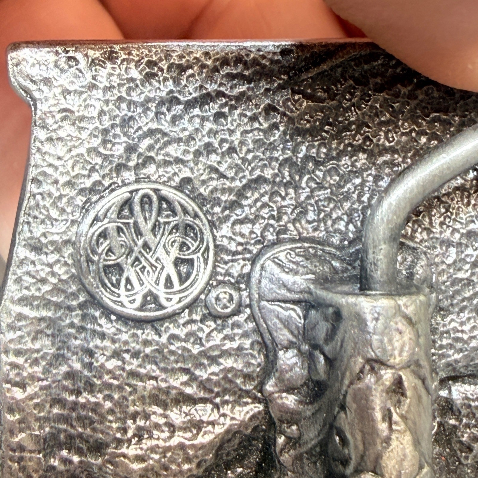 1983 Bergamot Brass Works Vintage Train Railroad Belt Buckle Made in USA
