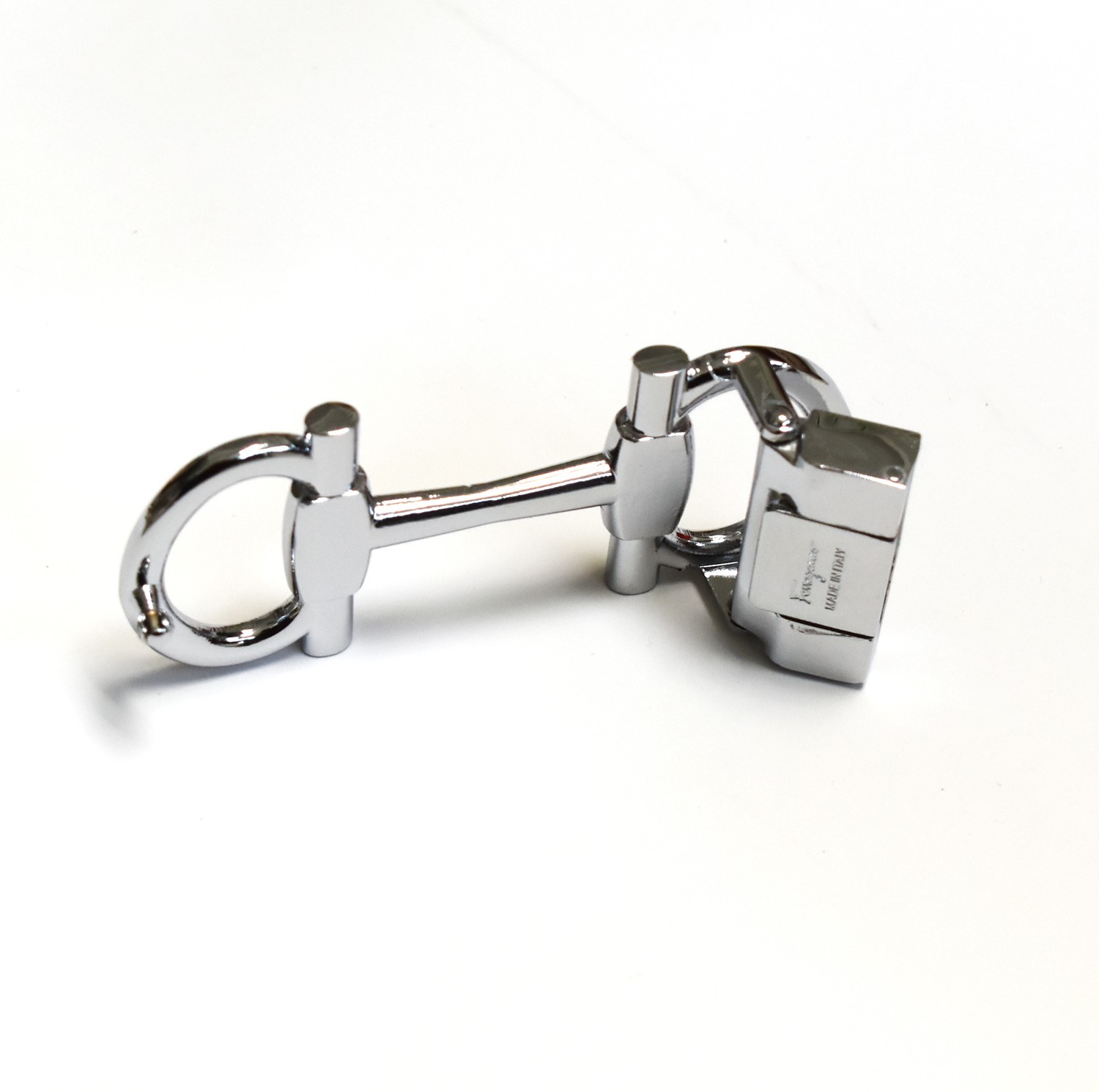 Unisex Salvatore Ferragamo Alloy Belt Buckle for 3.5cm leather strap – Silver