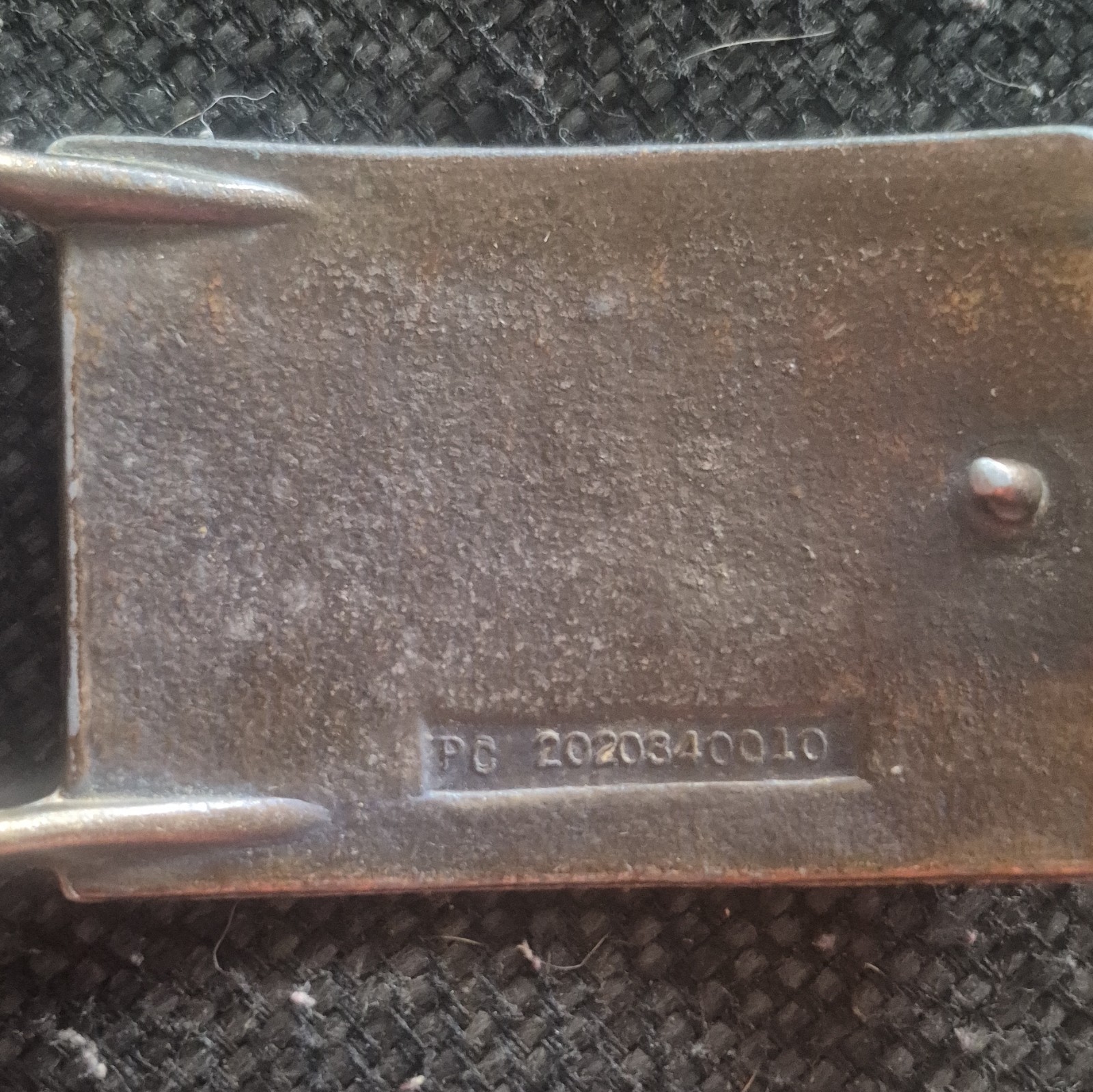Ford Men&rsquo;s Rectangular Belt Buckle Bronze Metal Model T Henry Ford Detroit 1.5in