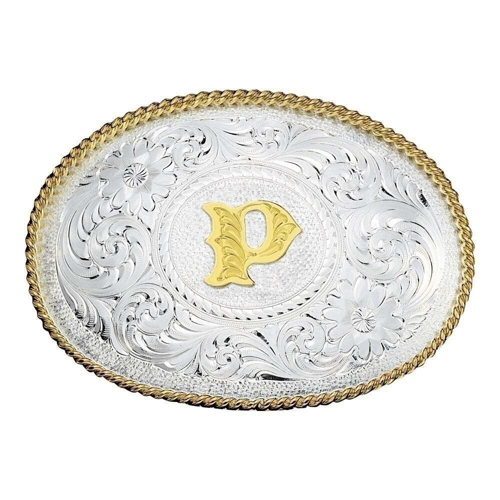 Montana Silversmiths Men&rsquo;s Initial Buckle
