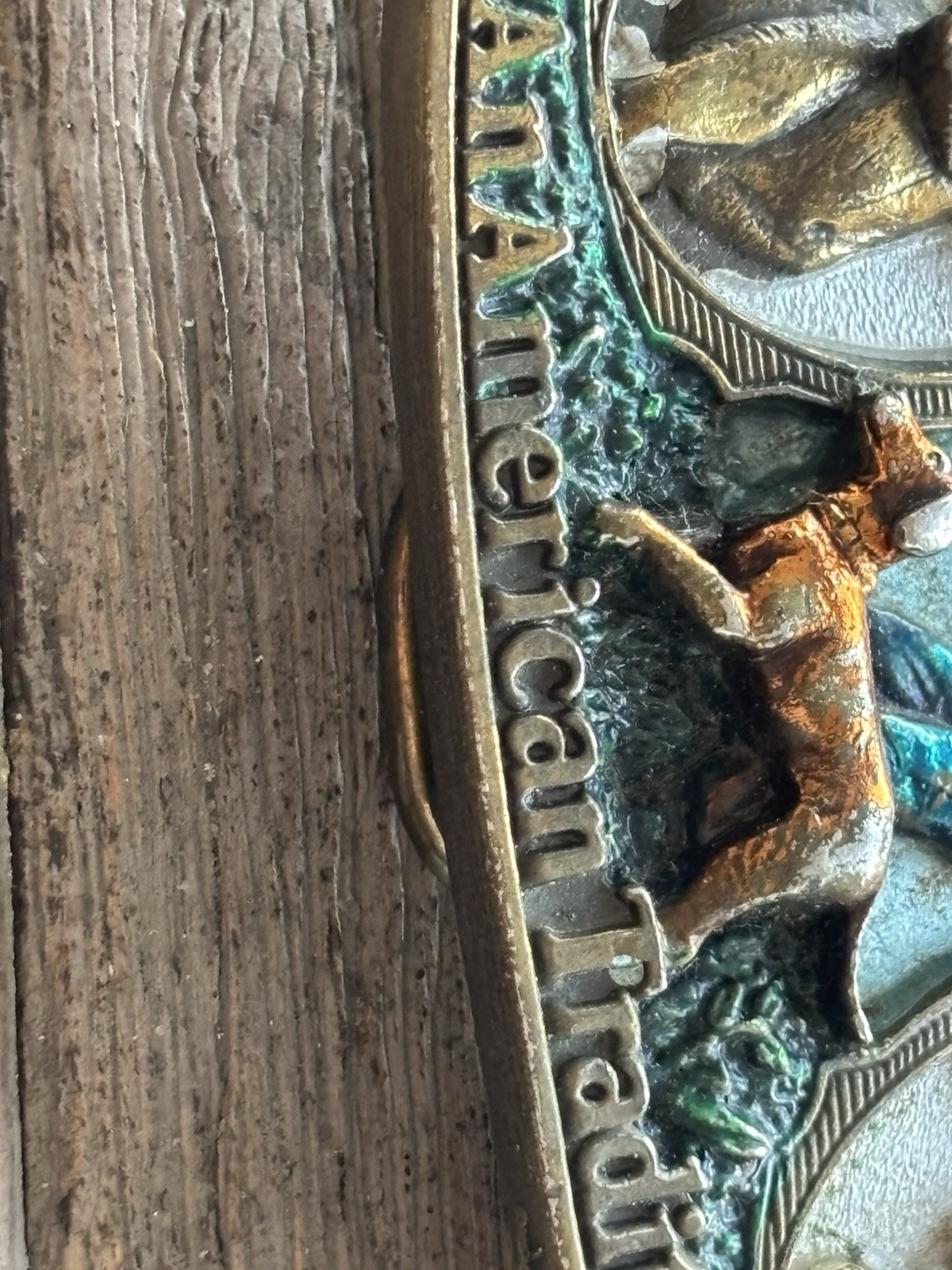 Vintage Hunting Waterfowl Duck Deer 1986 Belt Buckle Great American Buckle Co