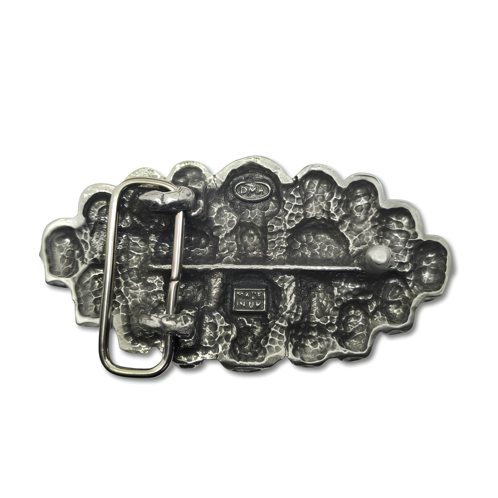 Multi Skull Belt Buckle UK Pewter Large Buckle Biker Punk 20 Skulls Buckle Only
