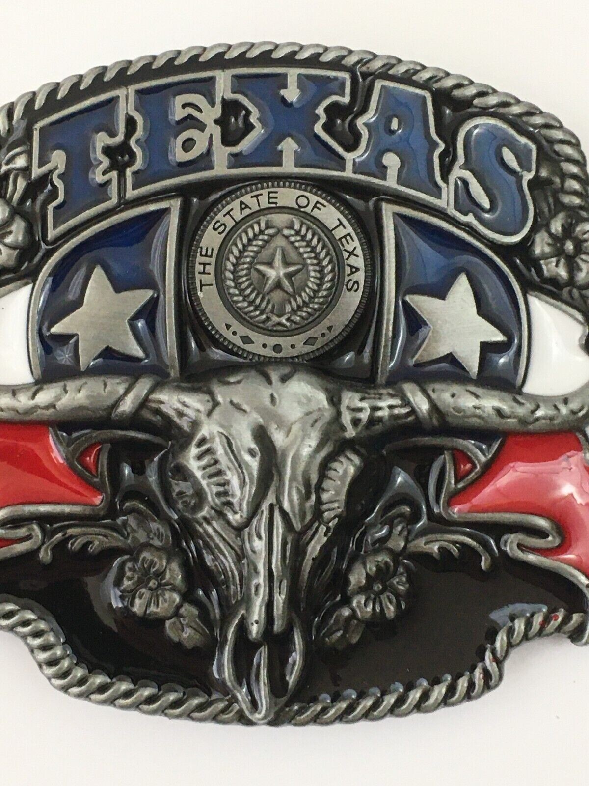 Texas Pride Belt Buckle Western Cowboy Mens Belt Buckles