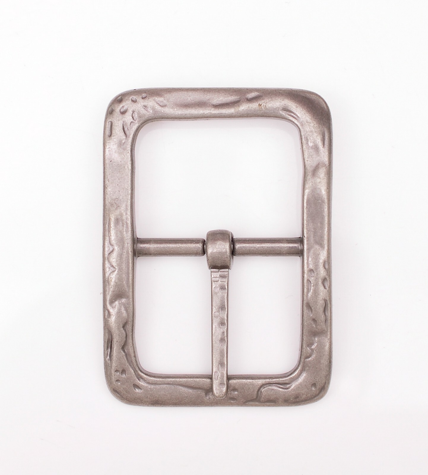 Retro Two-tone Solid Heavy Duty Center Bar Pin Belt Buckle For 40MM Leather Belt