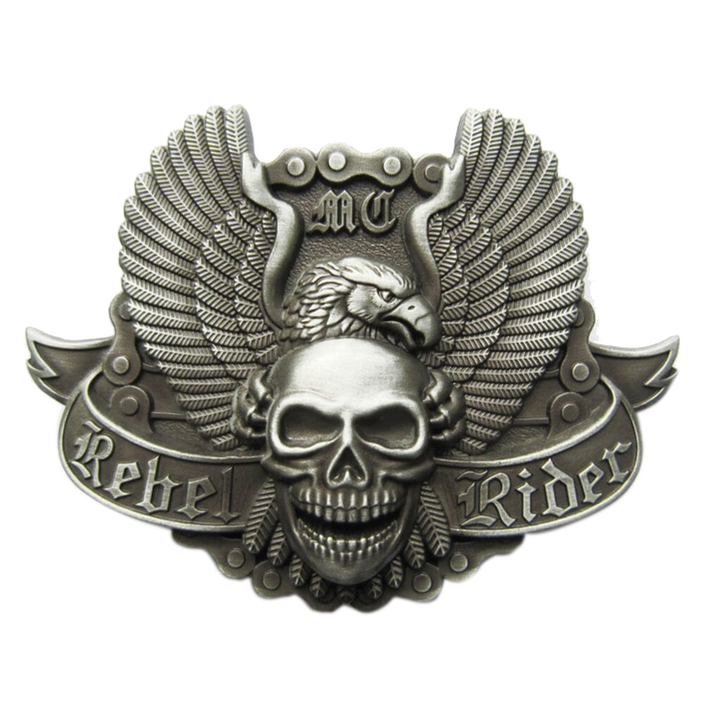 Skull Western Music Cowboy Cowgirl Wildlife Belt Buckle Mix Style Stock in US