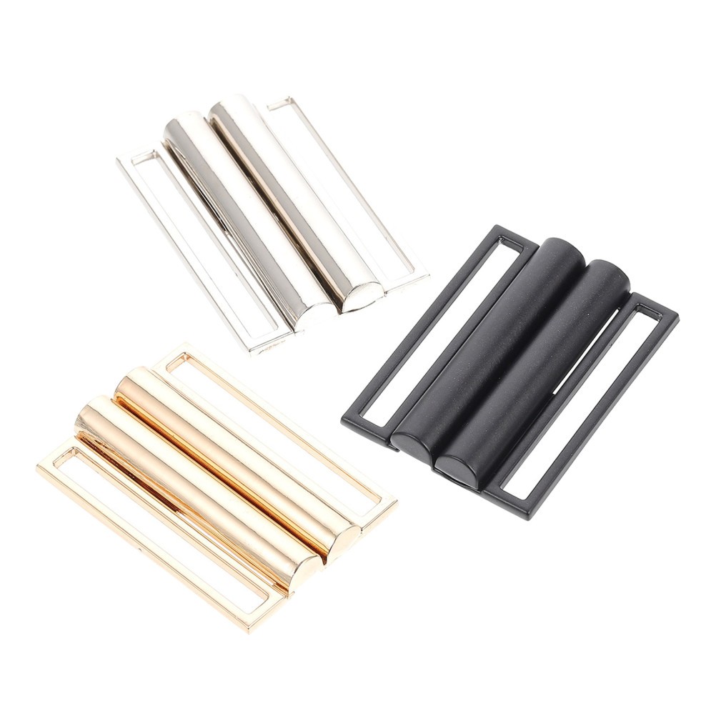 3Pcs Durable Zinc Alloy Metal Buckles with Side Release for Waist Belts DIY Use