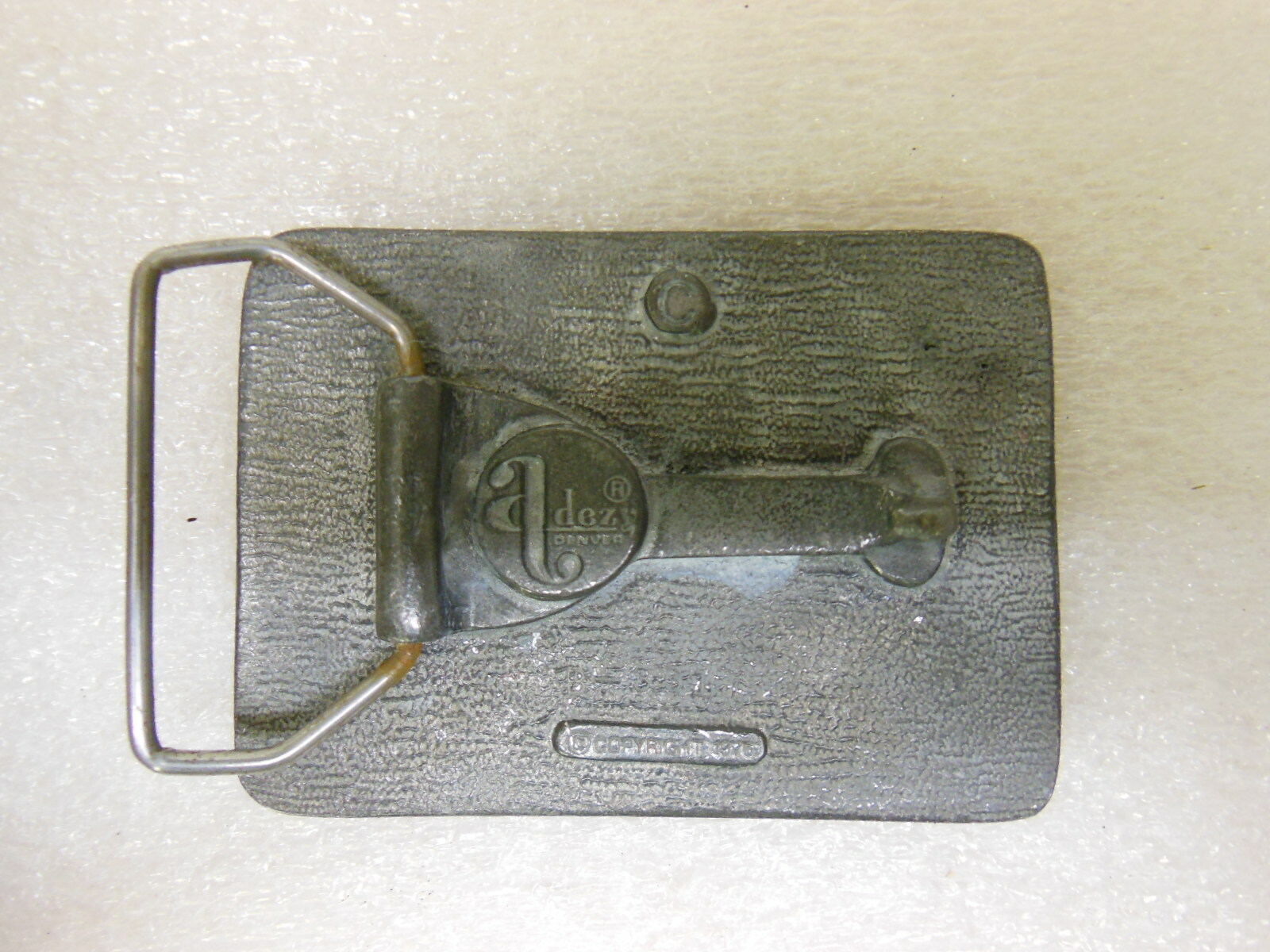 WHITE MOTOR CORPORATION Men&rsquo;s Belt Buckle – BIG DIESEL TRUCK – 1976