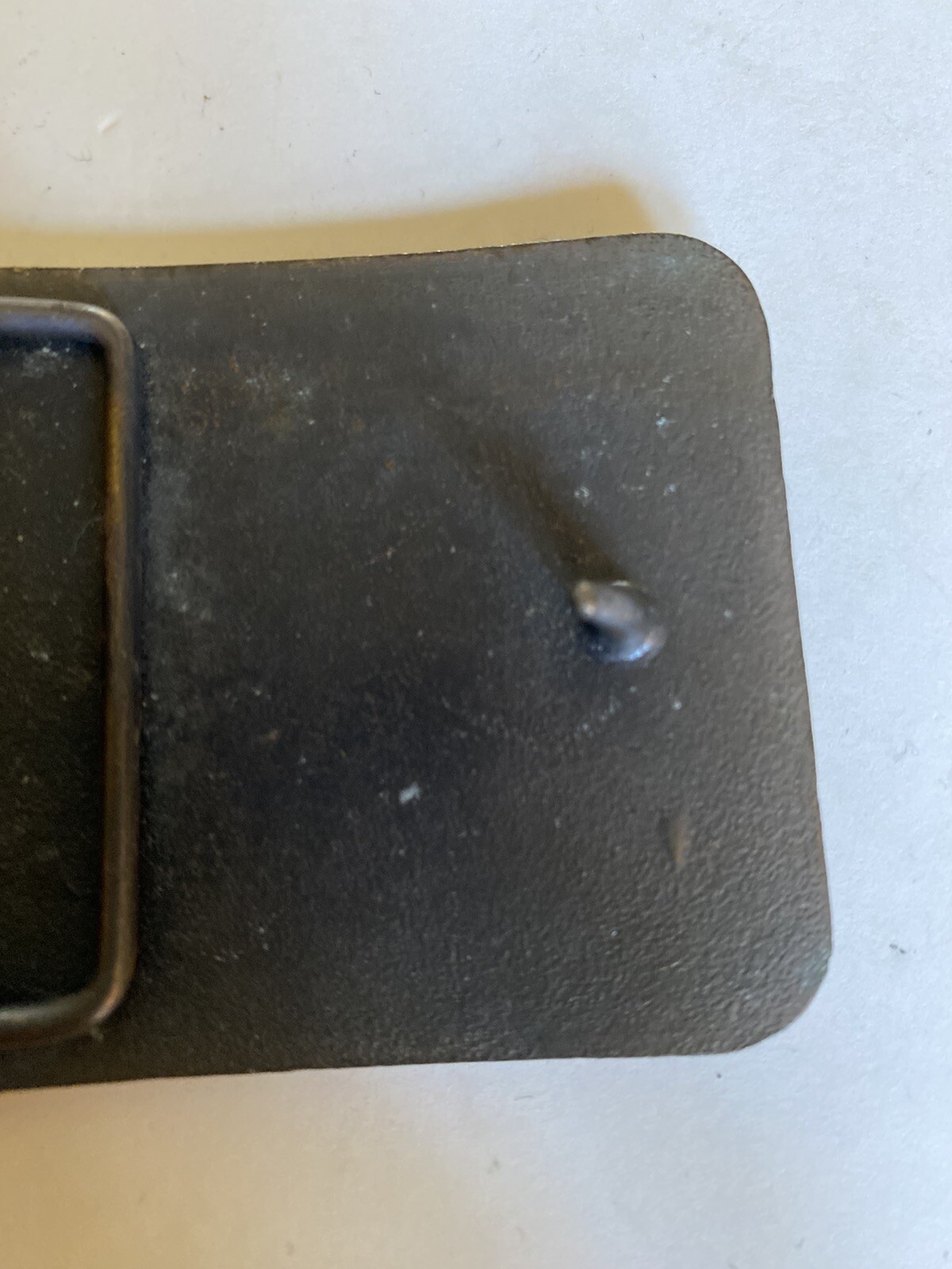 Belt Buckle Vintage Brass (I Dig Coal ) Unmarked