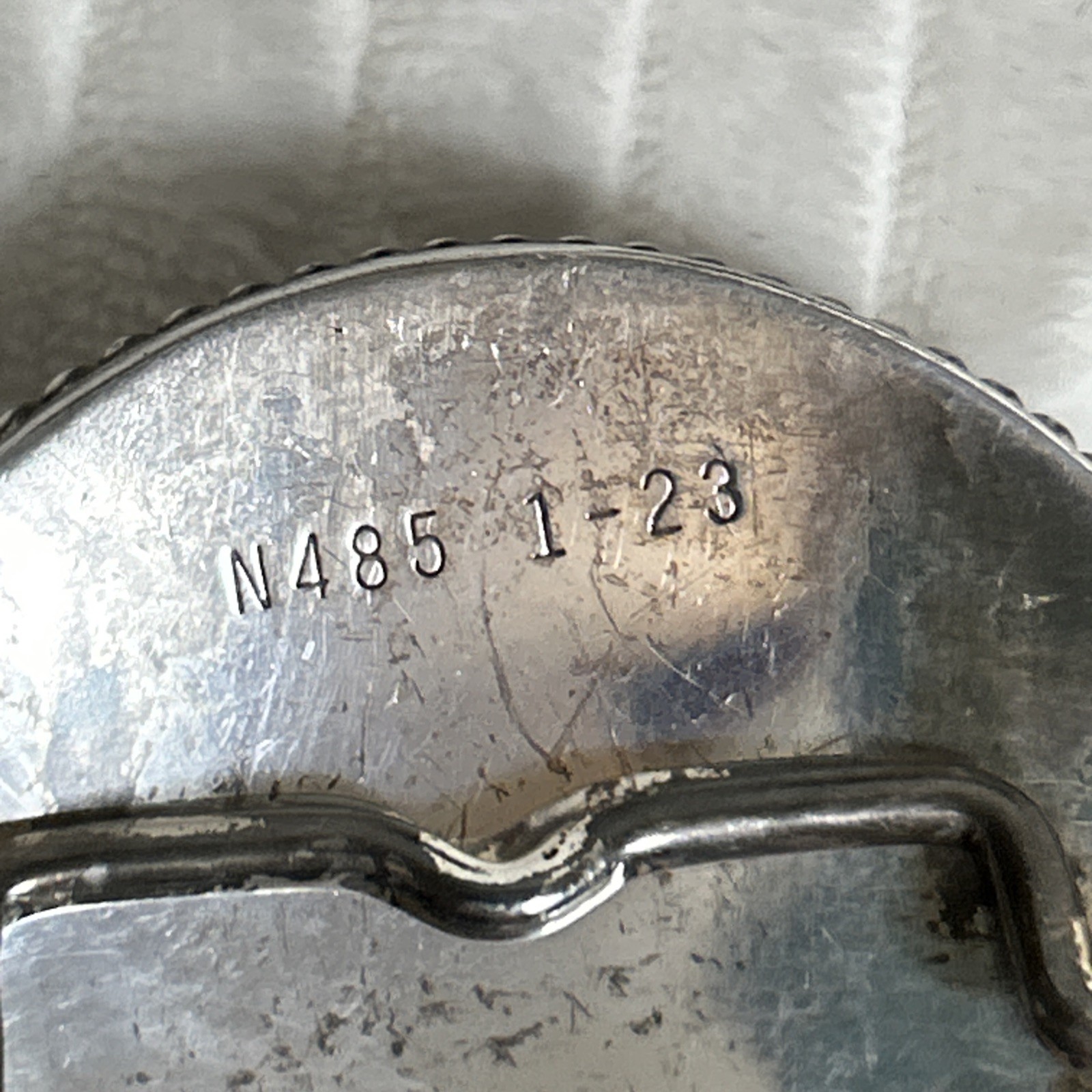 Vintage Montana Silversmiths Sterling Silver Plate ￼ Western Horse Belt Buckle