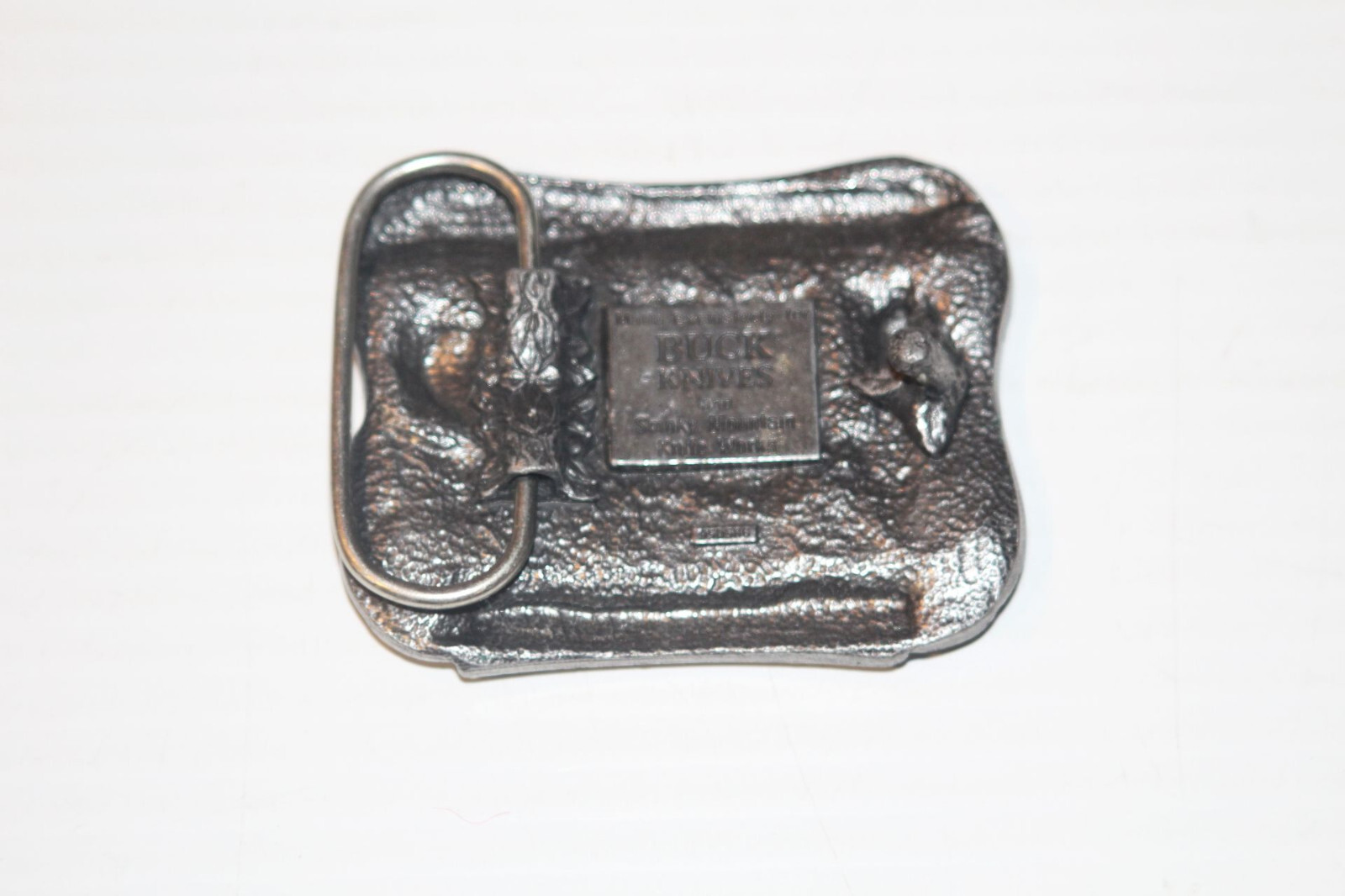 Vintage Buck Knife Belt Buckle – Four Generations of Knife Makers Smoky Mountain