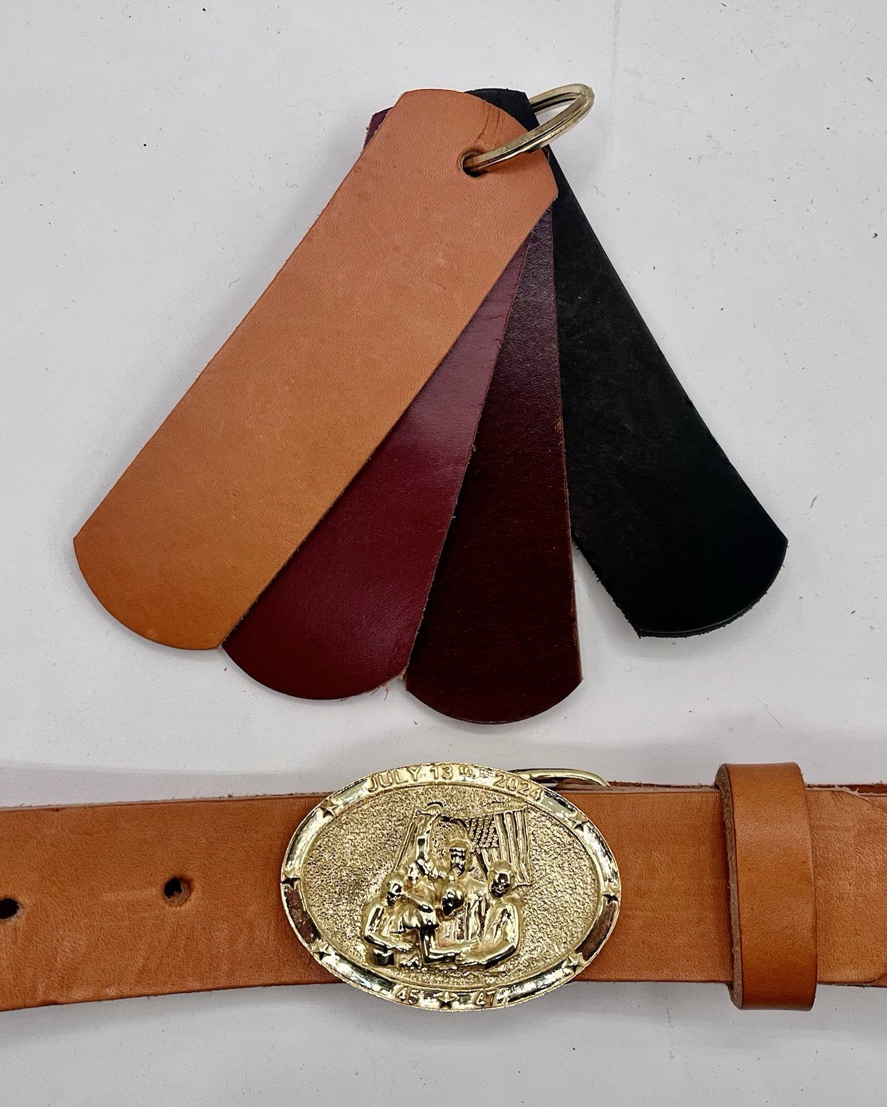 Donald J Trump  » Fight  » Belt Buckle, artisan Quality.