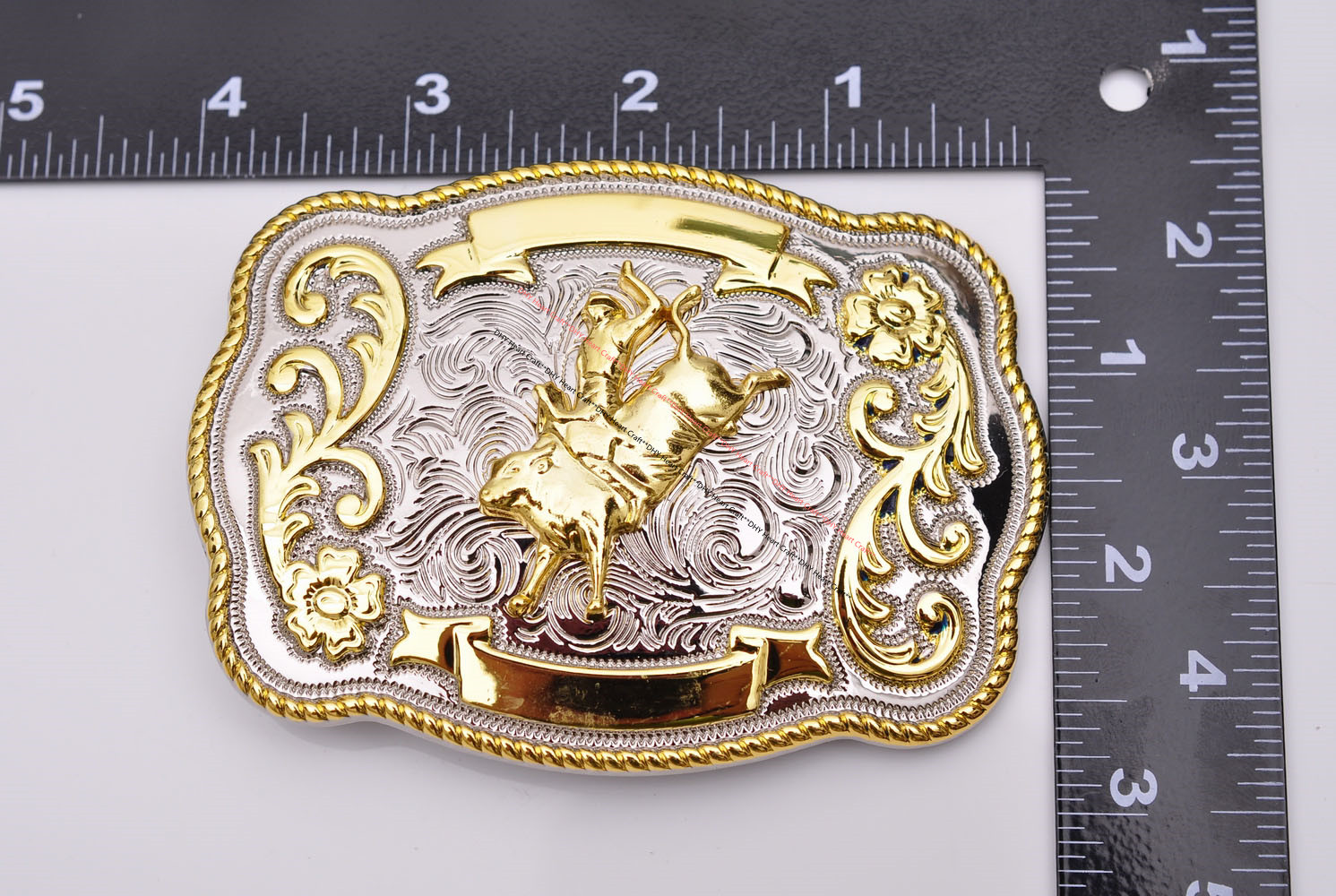ROCK BULL RIDE RODEO LONG HUGE RODEO BIG COWBOY TEXAS WESTERN SHINE BELT BUCKLE