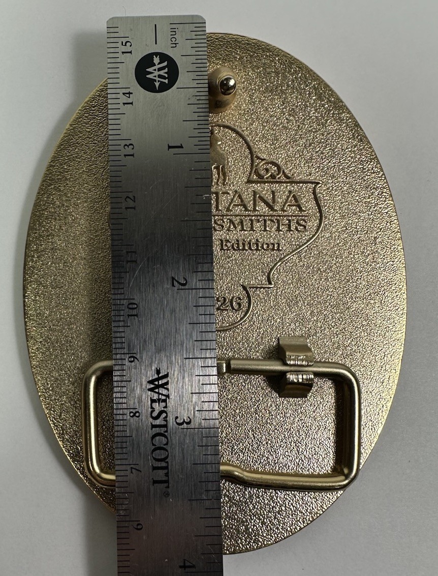 Pendleton Whiskey Belt Buckle -Let&rsquo;er Buck – Limited Edition Montana Silvers