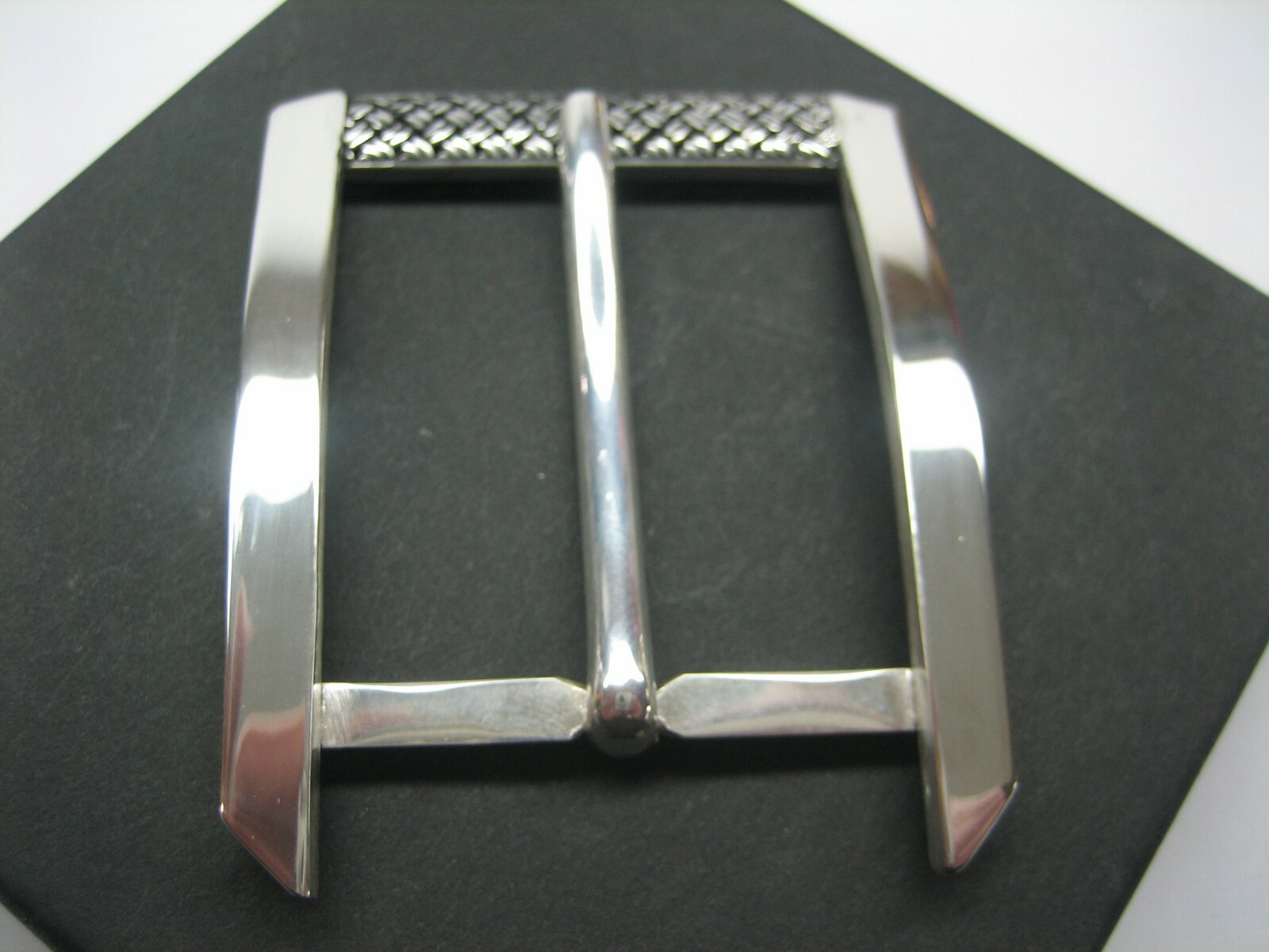 STERLING SILVER 925 BUCKLE AVAILABLE FOR 1&Prime; 1-1/8&Prime; 1-1/4&Prime; 1-3/8&Prime; 1-1/2&Prime; BELTS