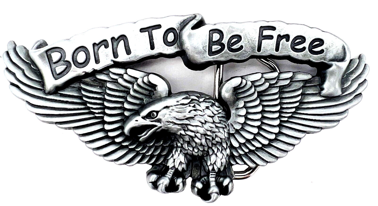 Eagle Born to be Free Belt Buckle