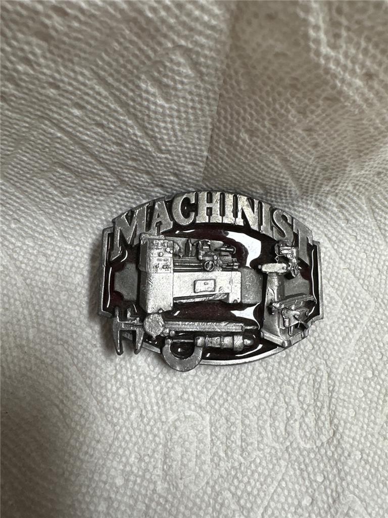 Vintage 1987 Siskiyou Machinist Belt Buckle