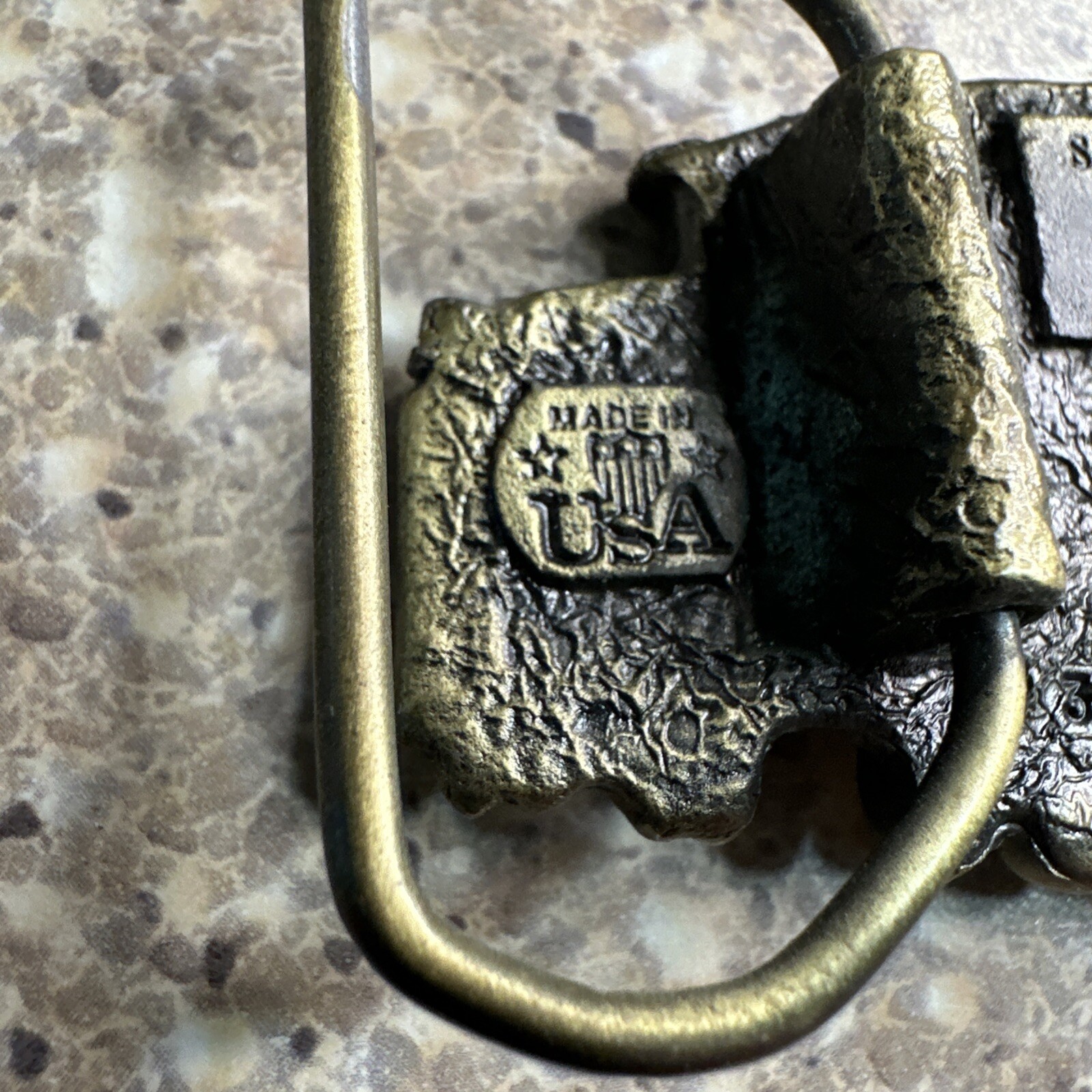 Train Engine Locomotive Belt Buckle The Great American Buckle Co Chicago 1981