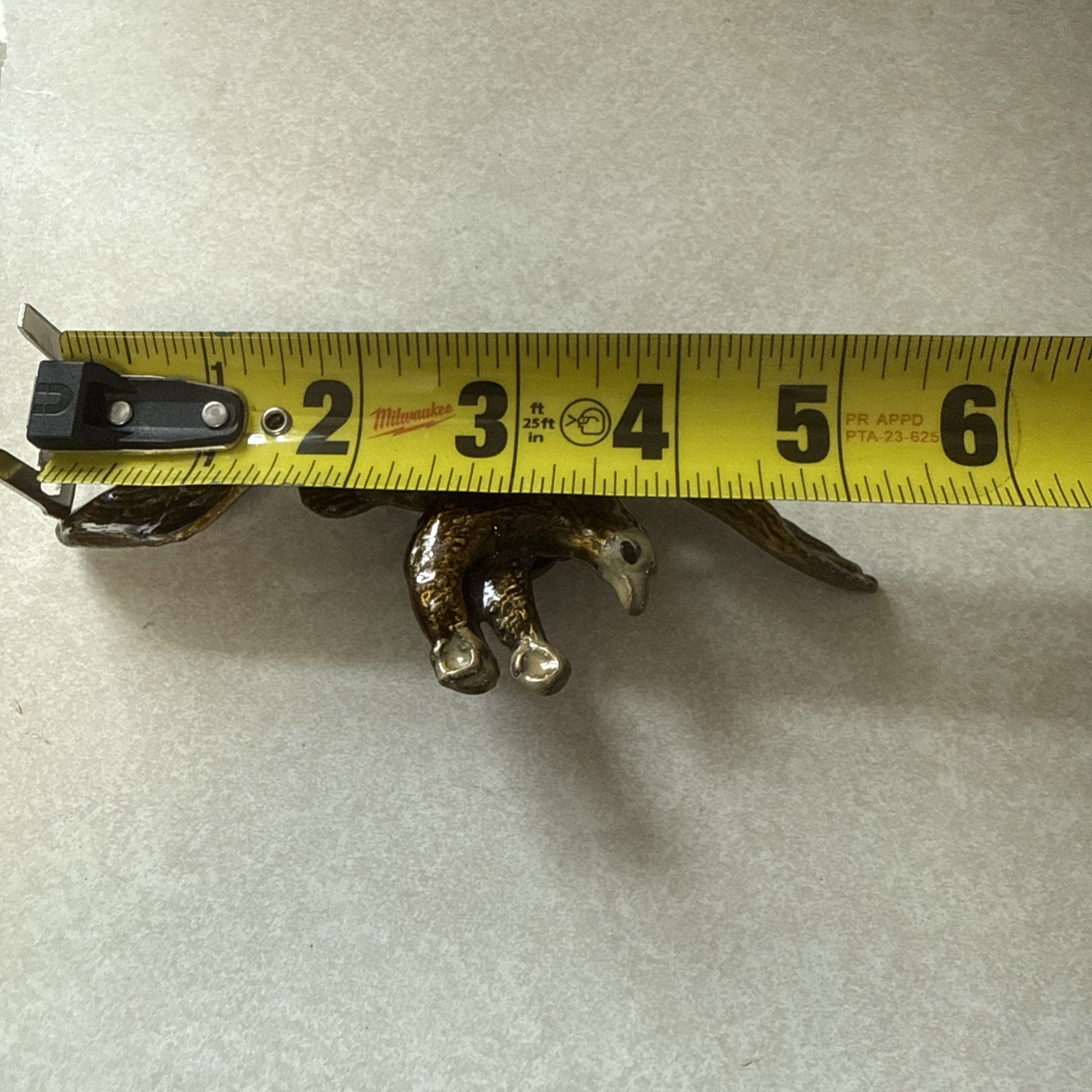 Men&rsquo;s Bald Eagle Bird Belt Buckle Brass? Metal Western Style Painted Varnished