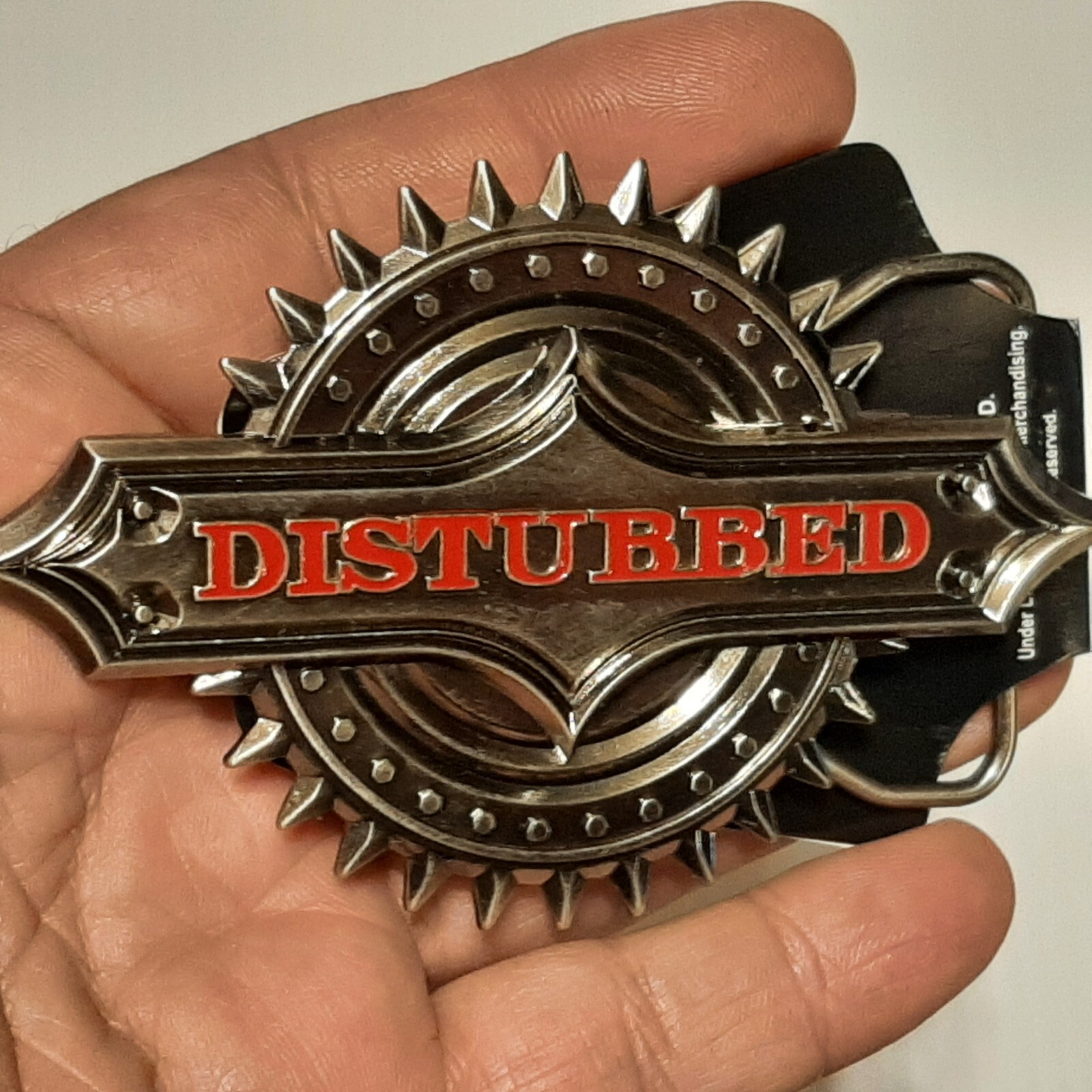 HARD ROCK HEAVY METAL BAND DISTUBBED Metal Belt Buckle
