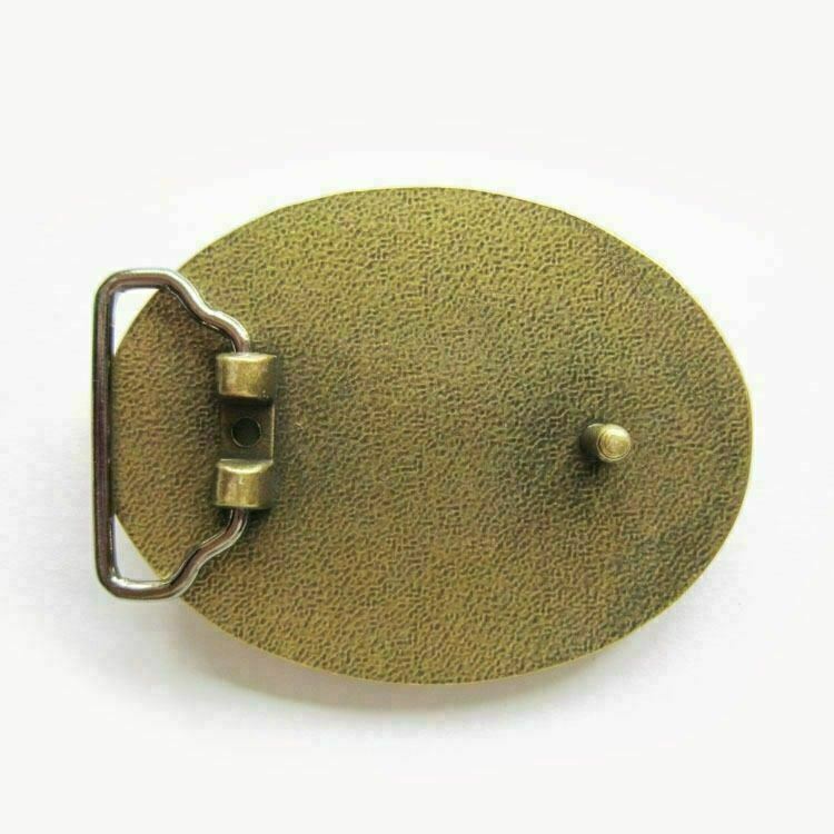 Mutton Busting Champion Western Cowboy Bronze Plated Belt Buckle