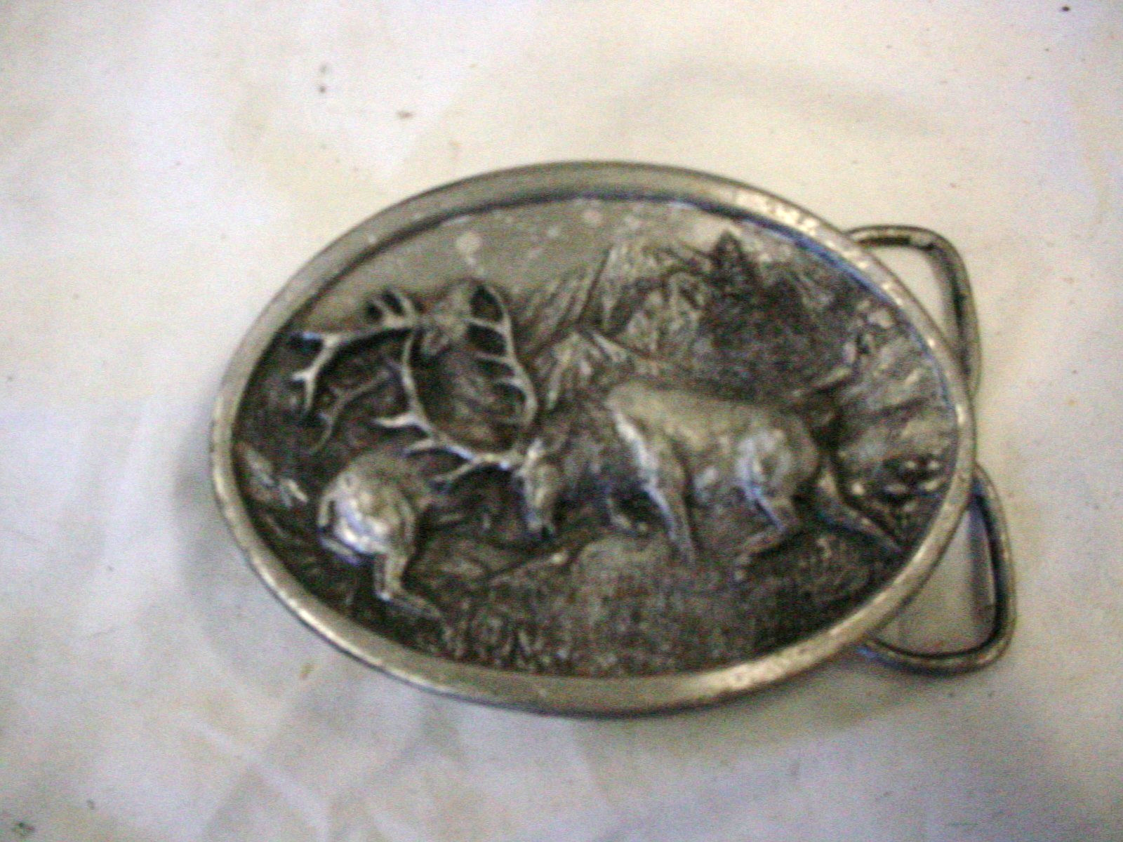 1983 Elk Belt Buckle-Siskiyou Buckle Co. Williams, Oregon