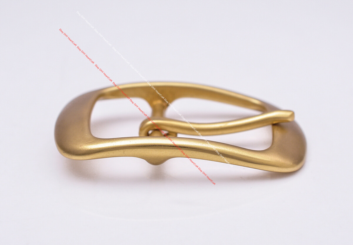 39mm HEAVY DUTY SOLID BRASS OVAL CENTER BAR BELT BUCKLE LEATHERCRAFT ACCESSORIES
