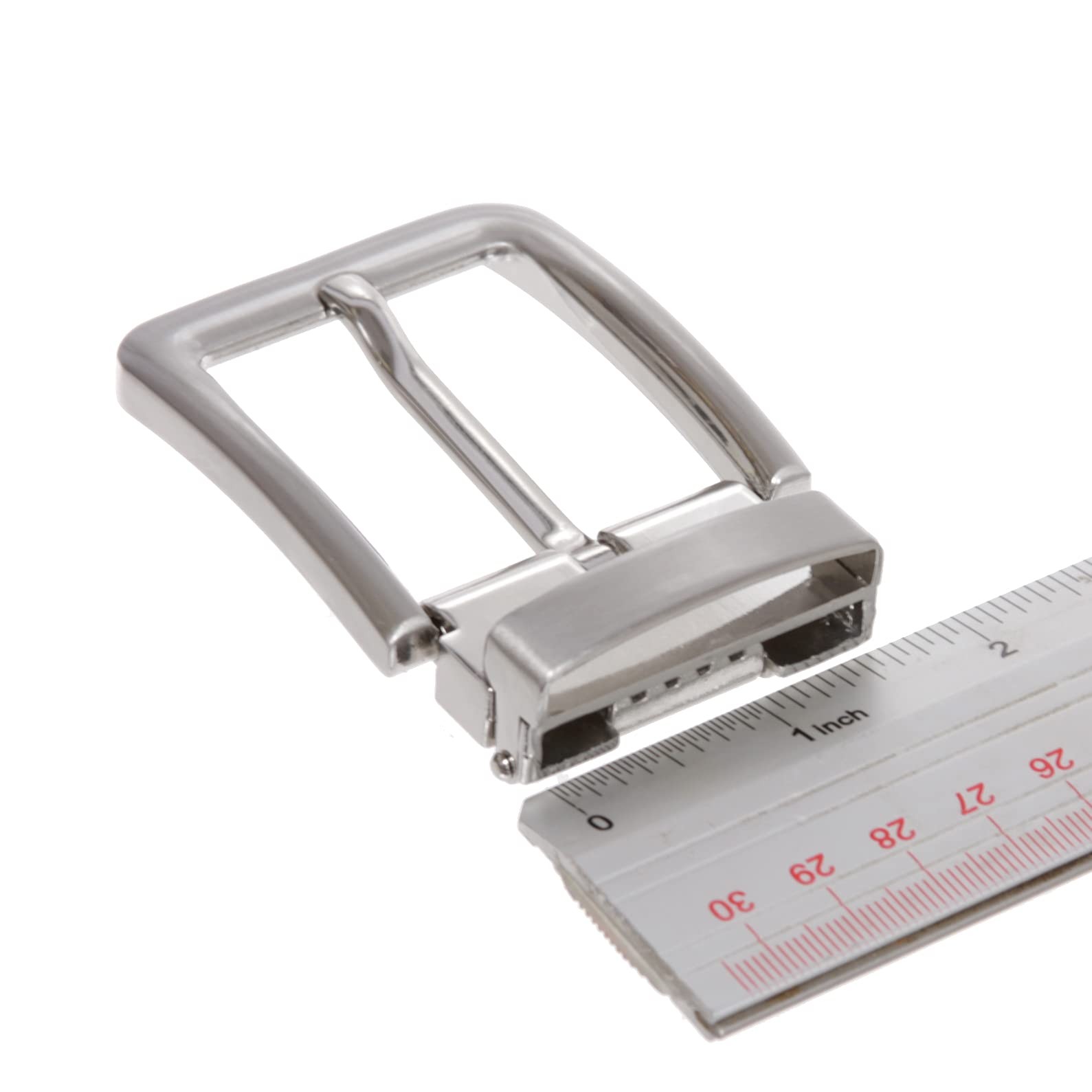 1 5/8&Prime; (40mm) Nickel Free Square Rectangular Clamp One Size, Satin Silver