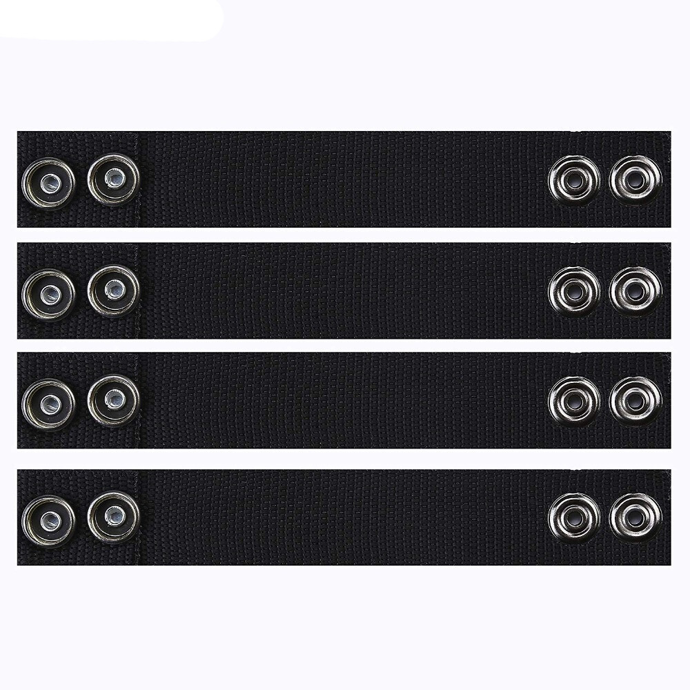4pcs Tactical Belt Buckle Outdoor Waist Belt Bag Nylon Strap Hunting 2.5cm Width