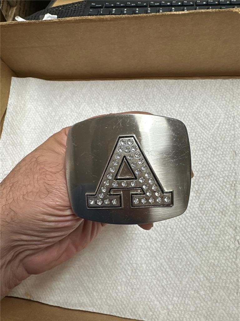 Vintage Blinged « A » Initial Belt Buckle with Stones