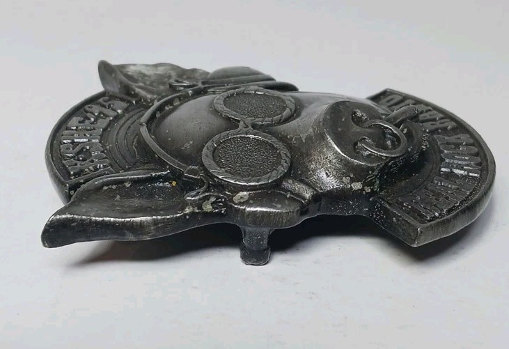 RARE 1976 KSHE-95 ST. LOUIS REAL ROCK RADIO Original Belt Buckle « SWEETMEAT »