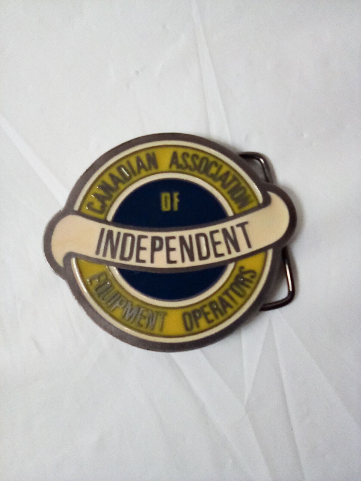 Canadian Association of Independent Equipment Operators Belt Buckle