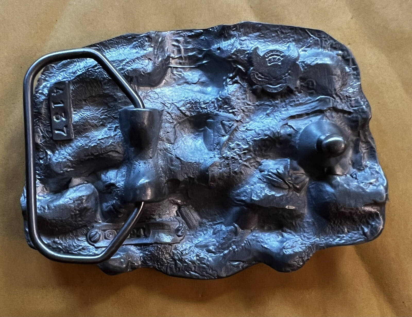 RIDE FREE DIE FREE HOWDY BELT BUCKLE NEW APPROXIMATELY 3 1/4&Prime; X 2 3/8&Prime;