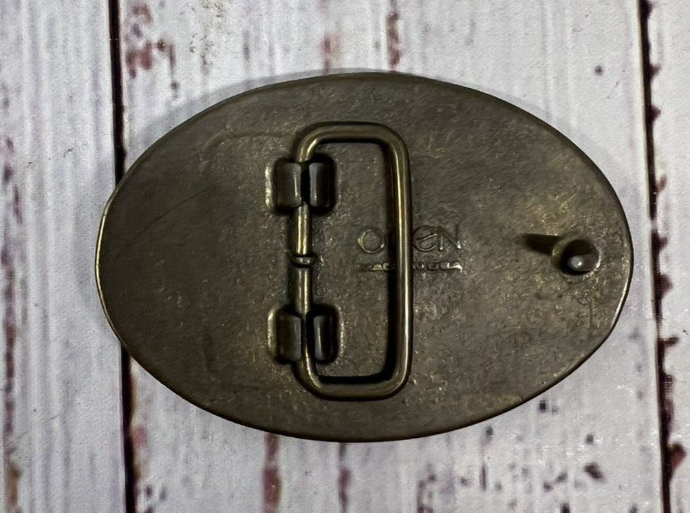 Oden Belt Buckle « Mark » Made in USA Brass Tone Small