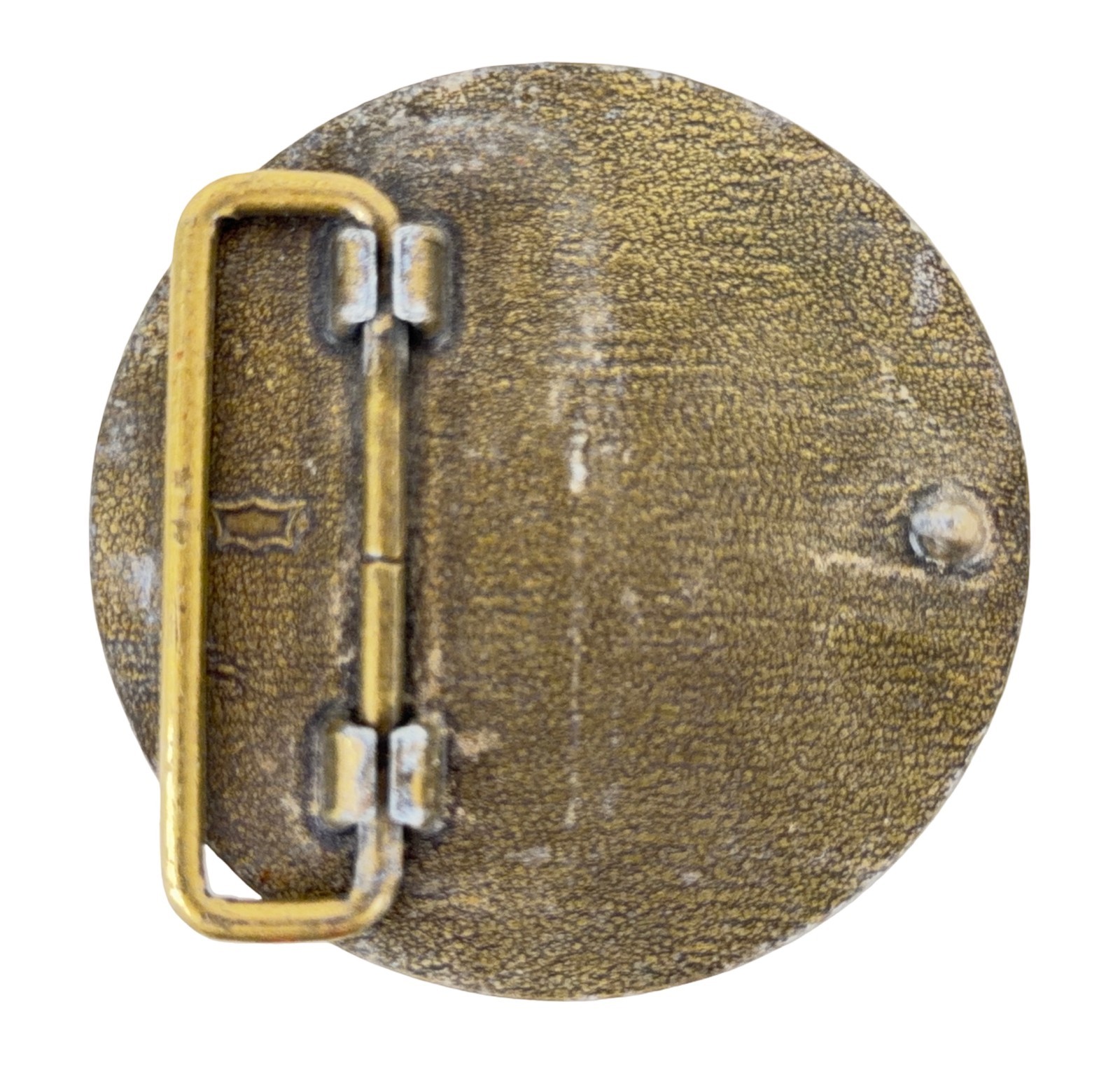 Pacer Vintage Belt Buckle Firefighter 🔥 Fire Hydrant METAL Collector Patina