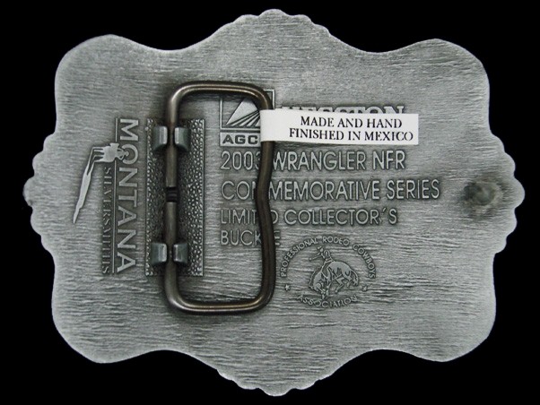 UD17139 *NOS* NFR ***2003 NATIONAL FINALS RODEO*** HESSTON COLLECTOR BELT BUCKLE