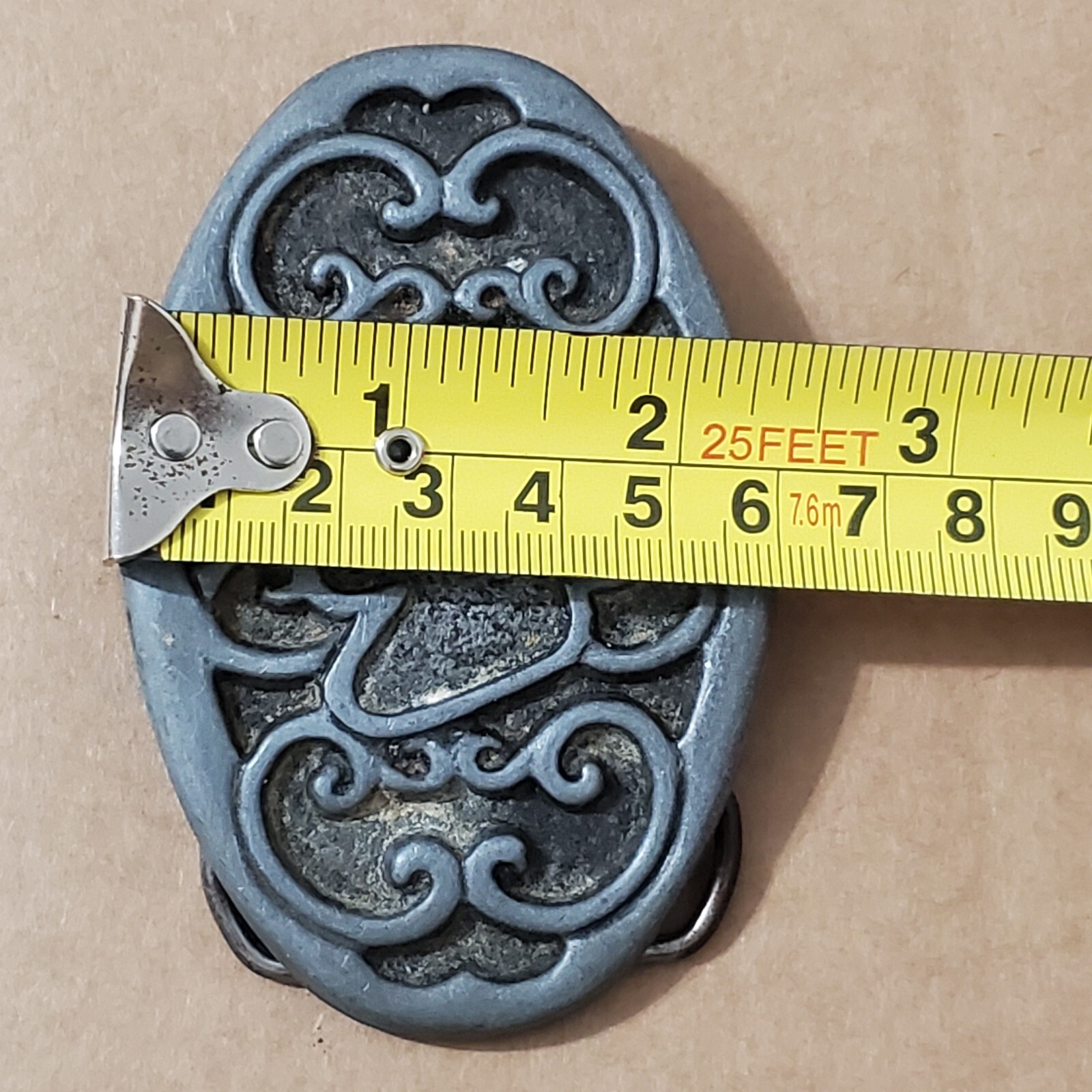Men&rsquo;s Belt Buckle Western Eagle Design. Estate Find