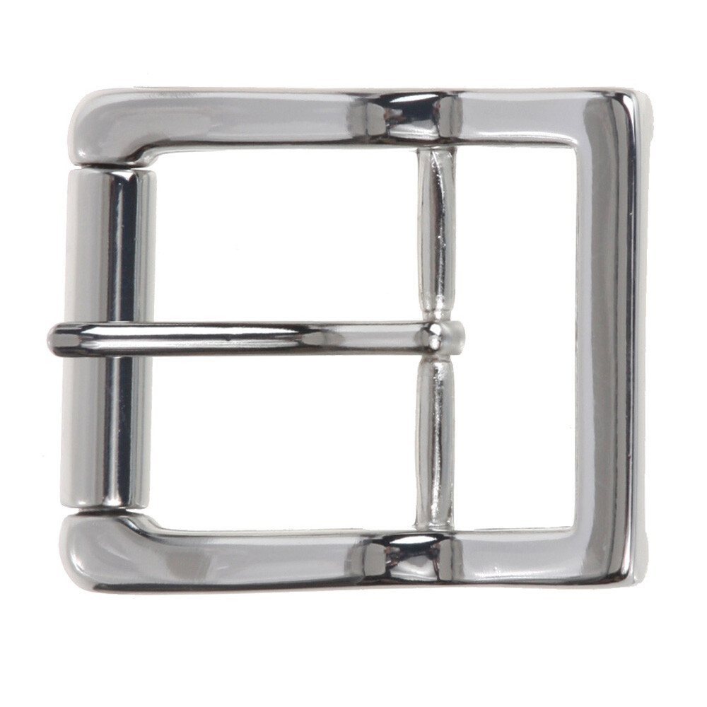 1 1/2&Prime; (38 mm) Nickel Free Center Bar Single Prong Roller Belt Buckle