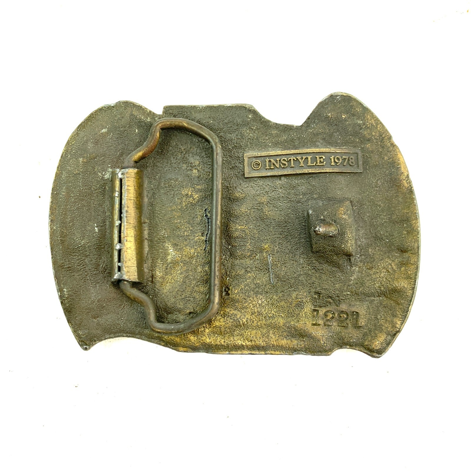 1978 Evil Knievel Harley Davidson Motorcycle #1 Metal Belt Buckle InStyle