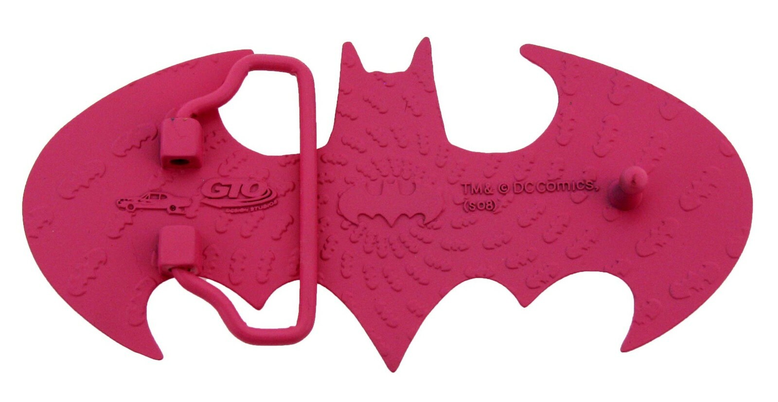 Batman belt buckle Halloween Costume BAT GIRL PINK DIE CUT ORIGINAL Comics GIRLY